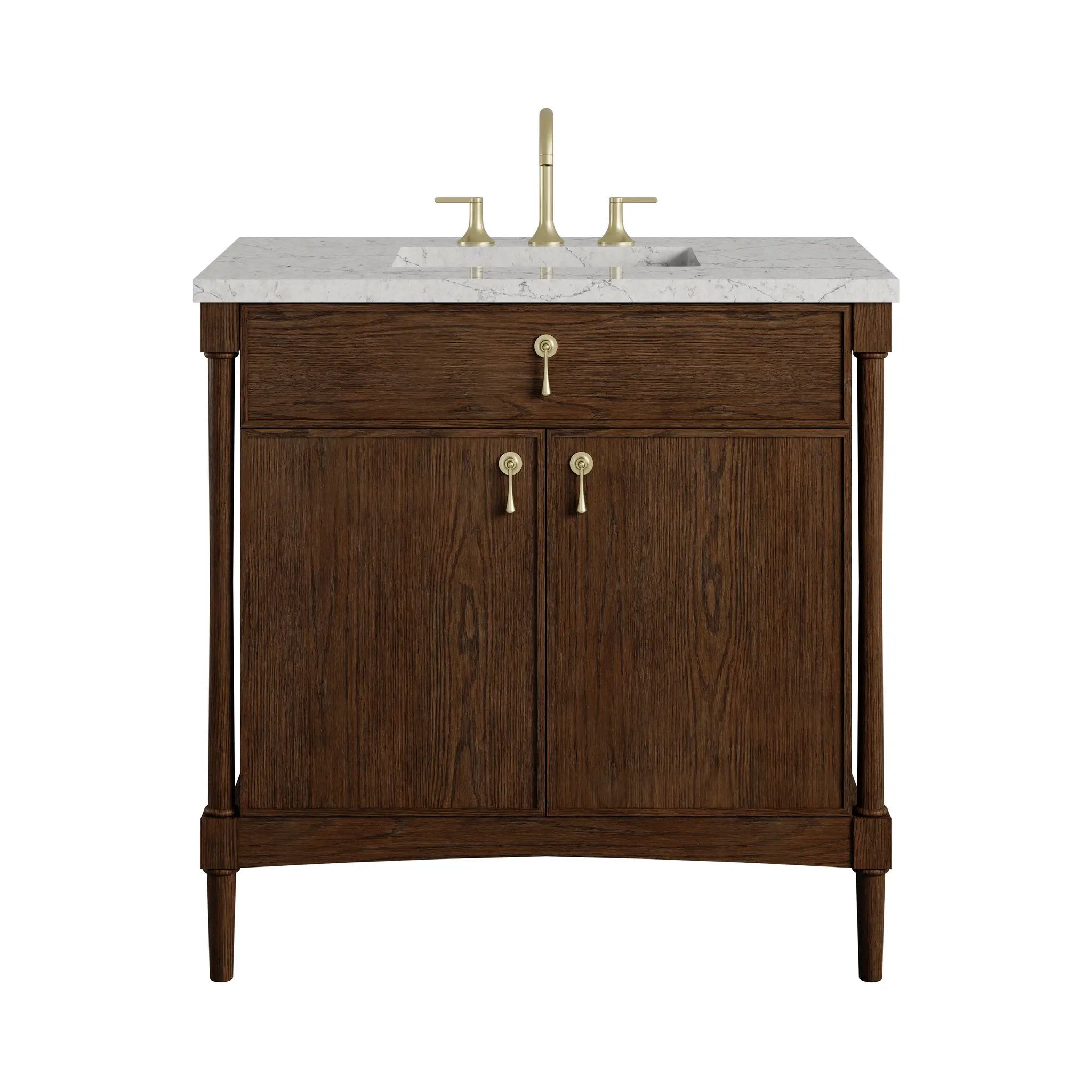James Martin Kinnsden 36" Single Vanity Set - Sable Oak by James Martin Vanities