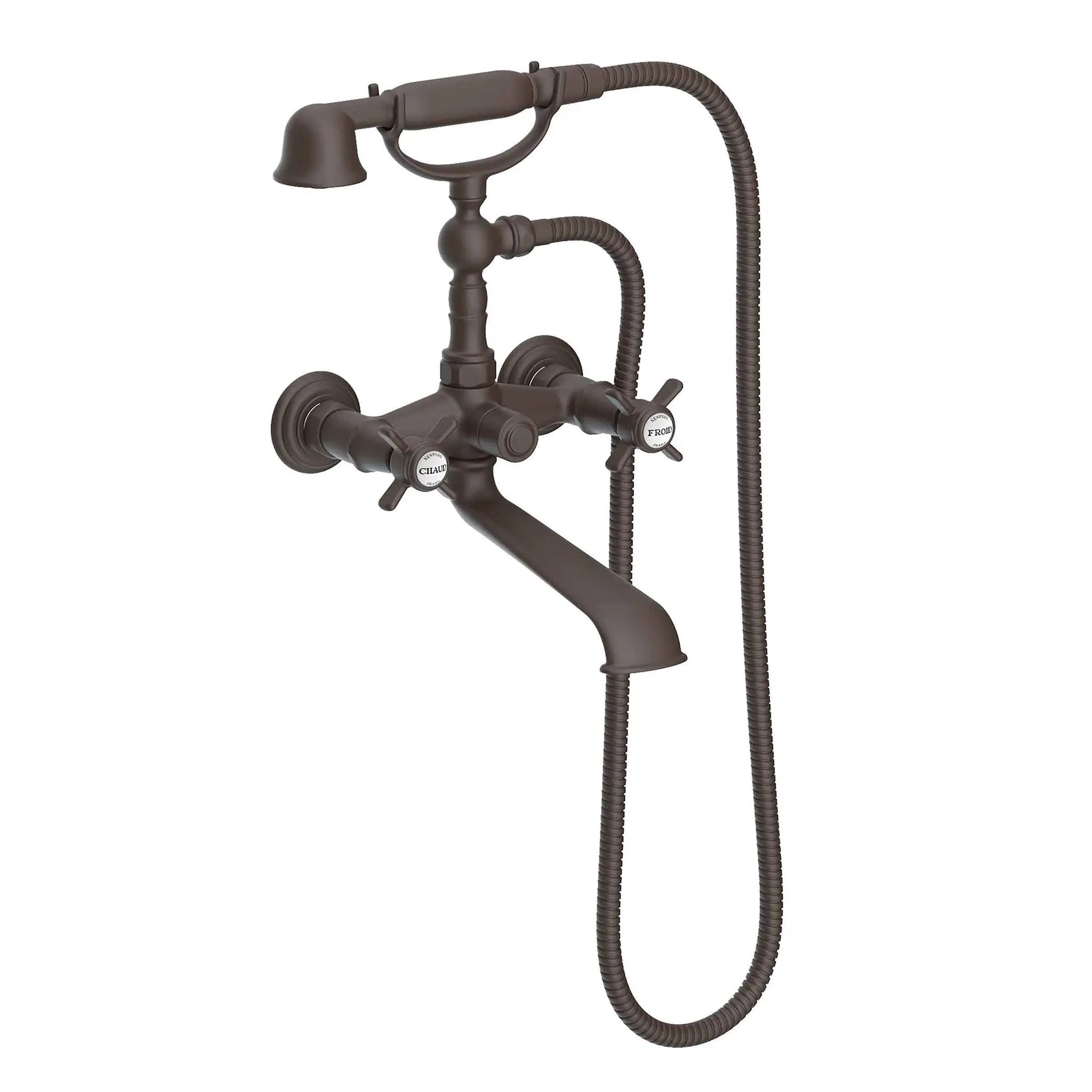 Newport Brass Fairfield Exposed Tub & Hand Shower Set - Wall Mount by Newport Brass