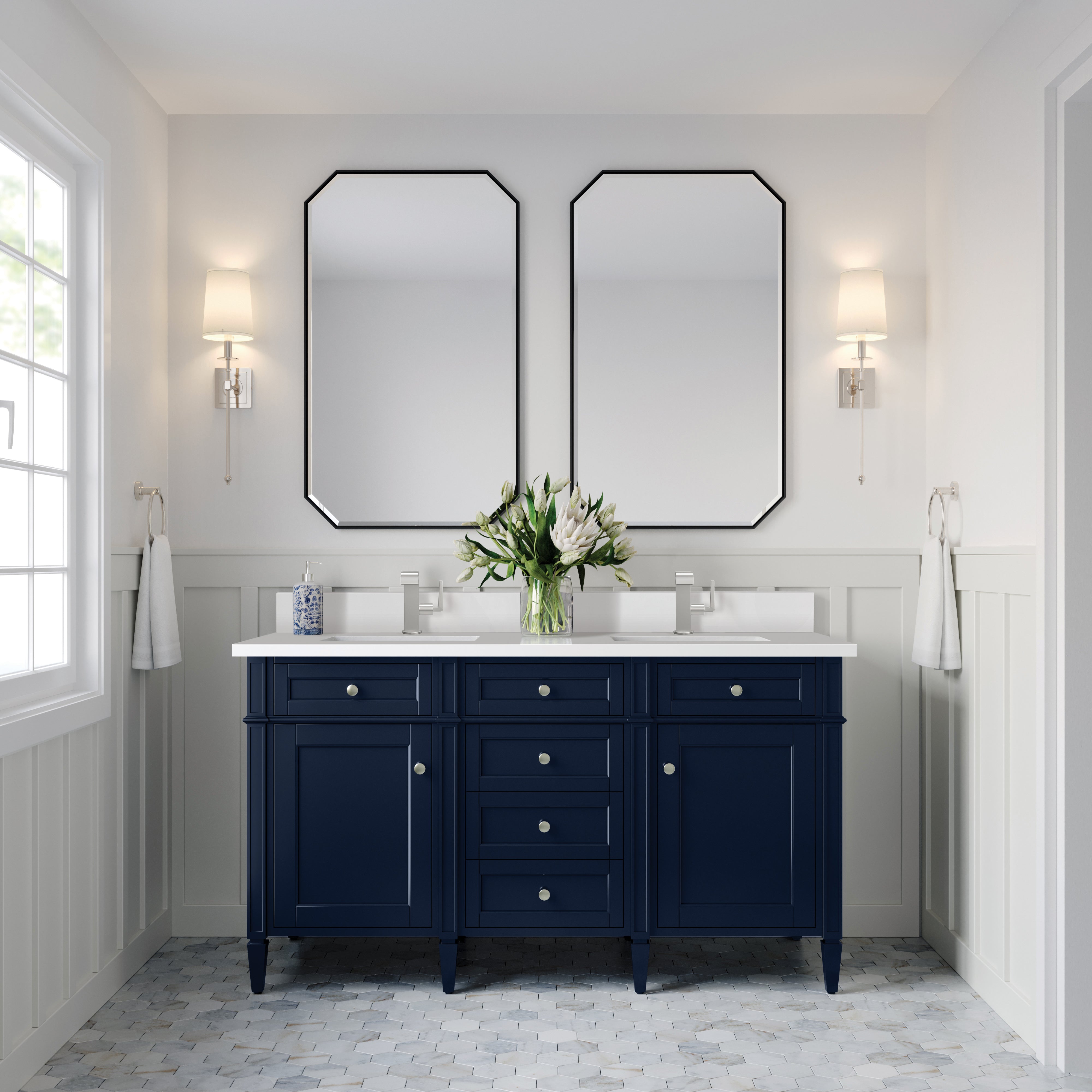 victory blue vanity