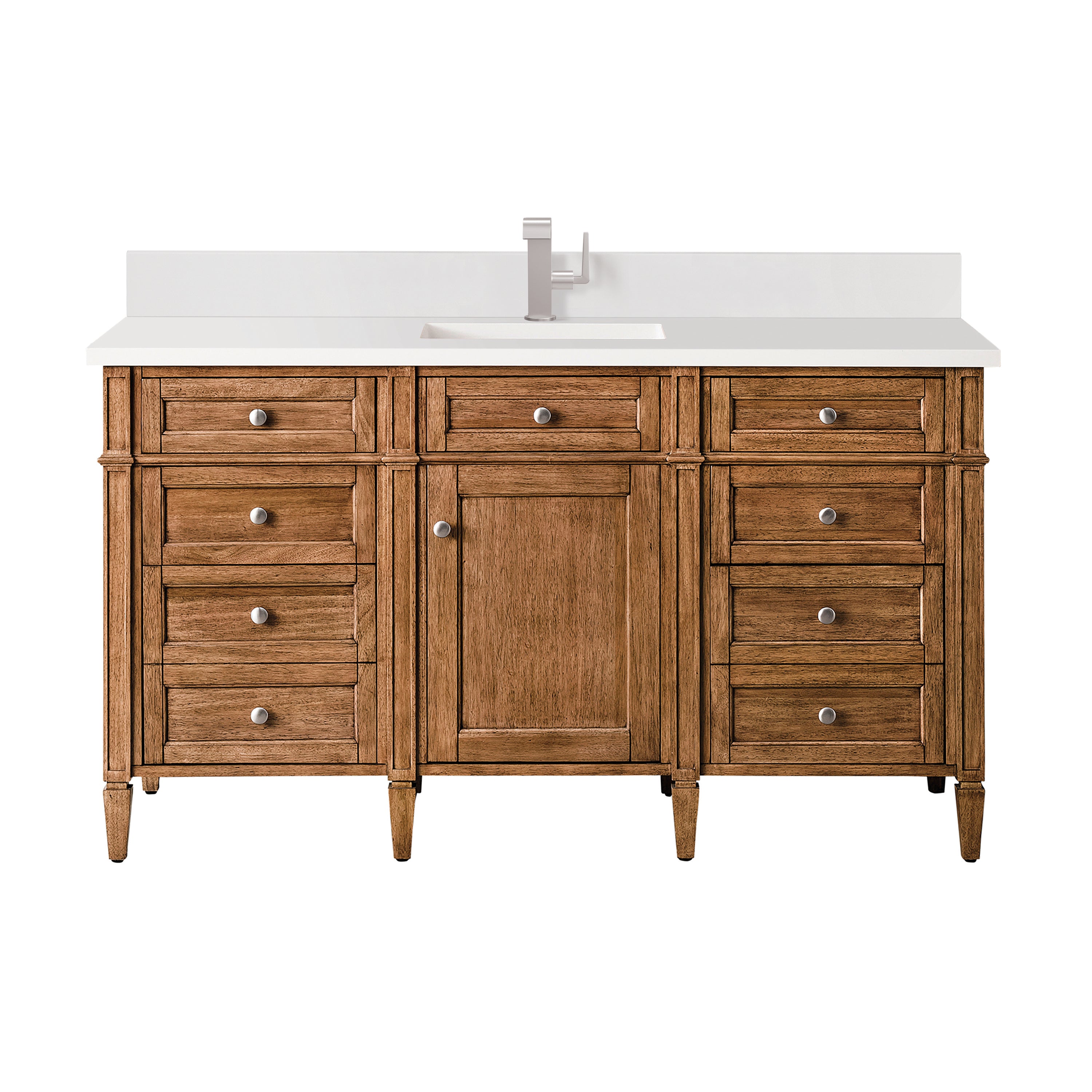 James Martin Vanities Brittany 60" Single Vanity - Saddle Brown