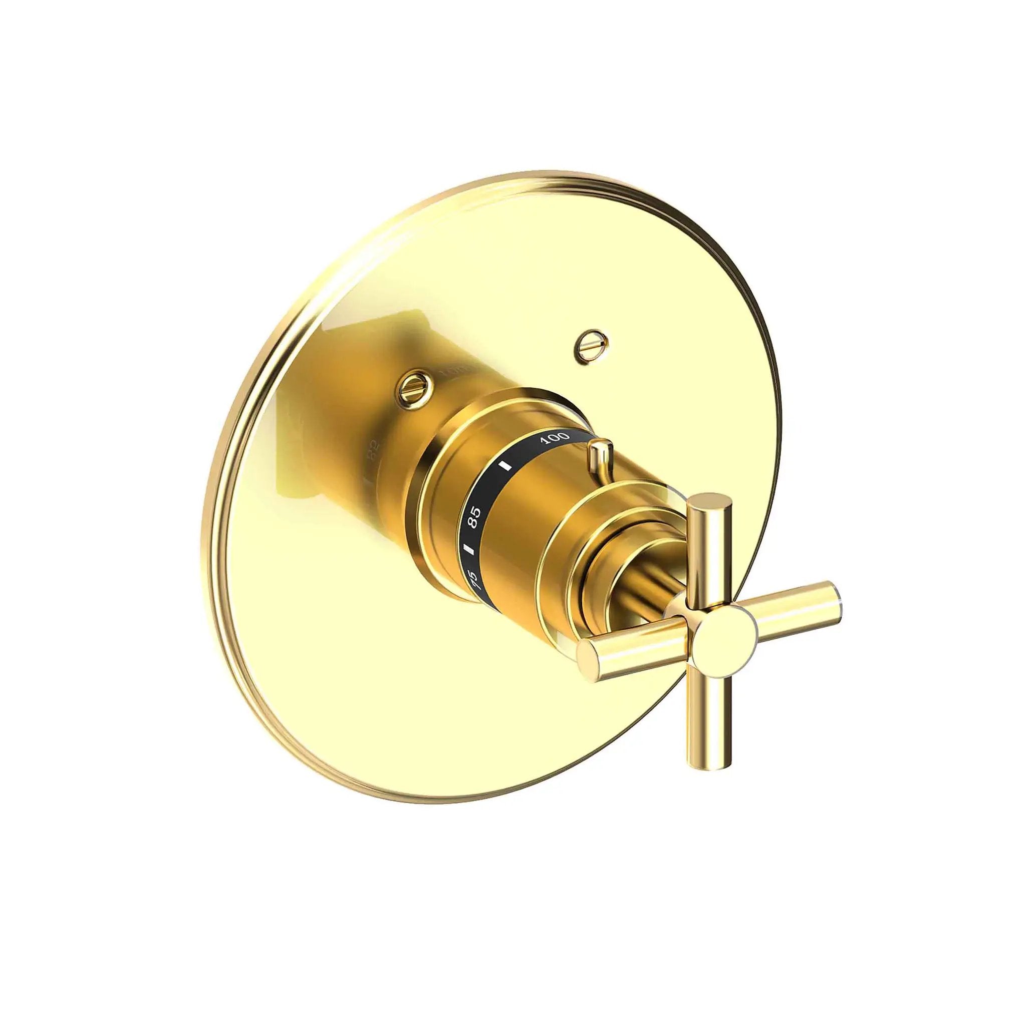 Newport Brass East Linear 3/4" Round Thermostatic Trim Plate with Handle by Newport Brass