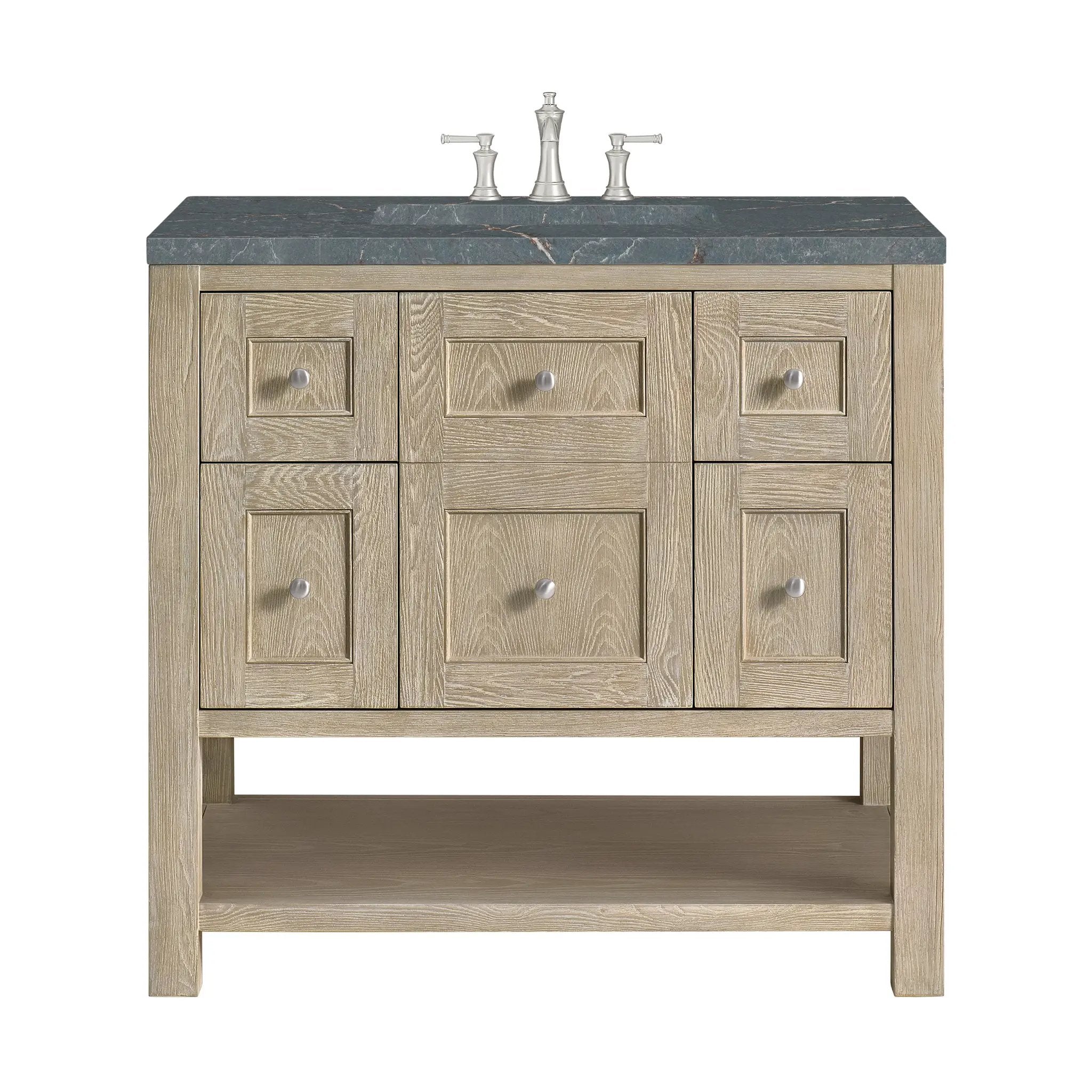 James Martin Breckenridge 36" Single Vanity Set - Whitewashed Oak by James Martin Vanities