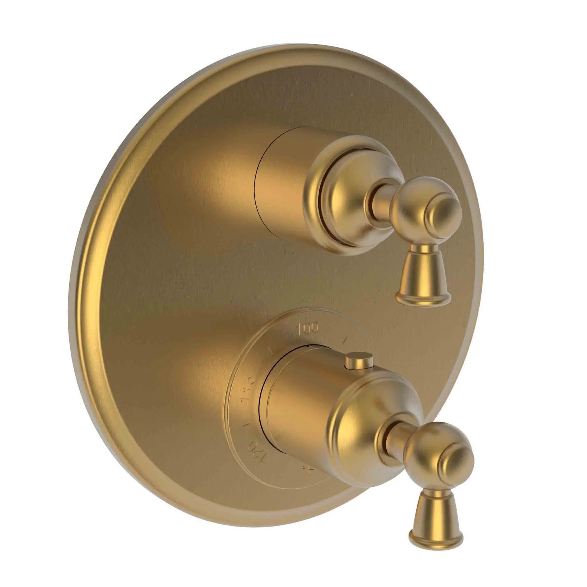 Newport Brass Aylesbury 1/2" Round Thermostatic Trim Plate with Handle by Newport Brass