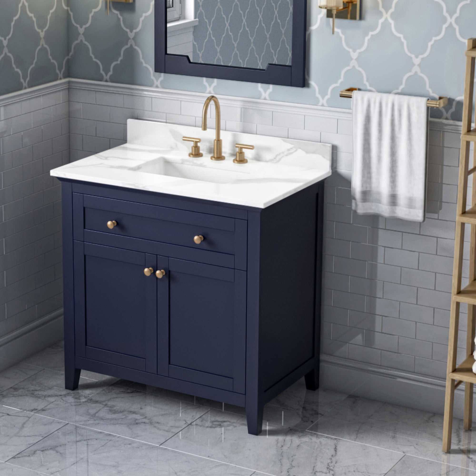 Jeffrey Alexander 36" Chatham Vanity Set