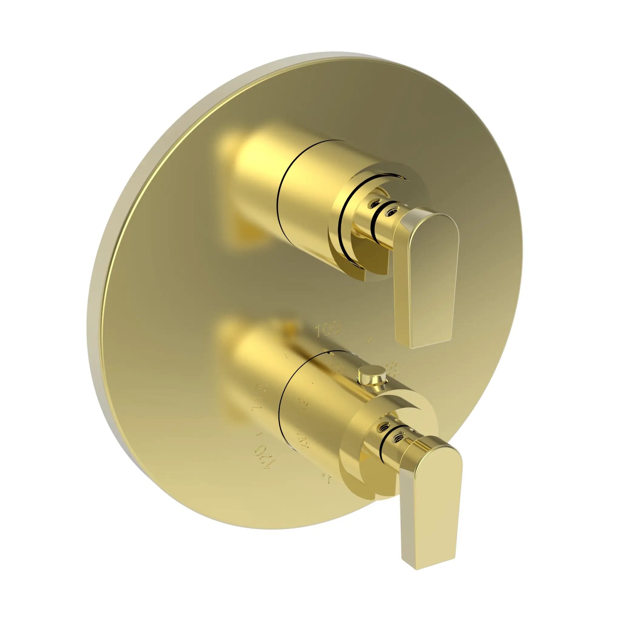 Newport Brass Dorrance 1/2" Round Thermostatic Trim Plate with Handle by Newport Brass