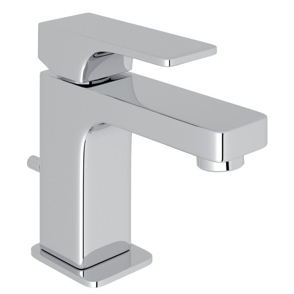 polished chrome bathroom faucet
