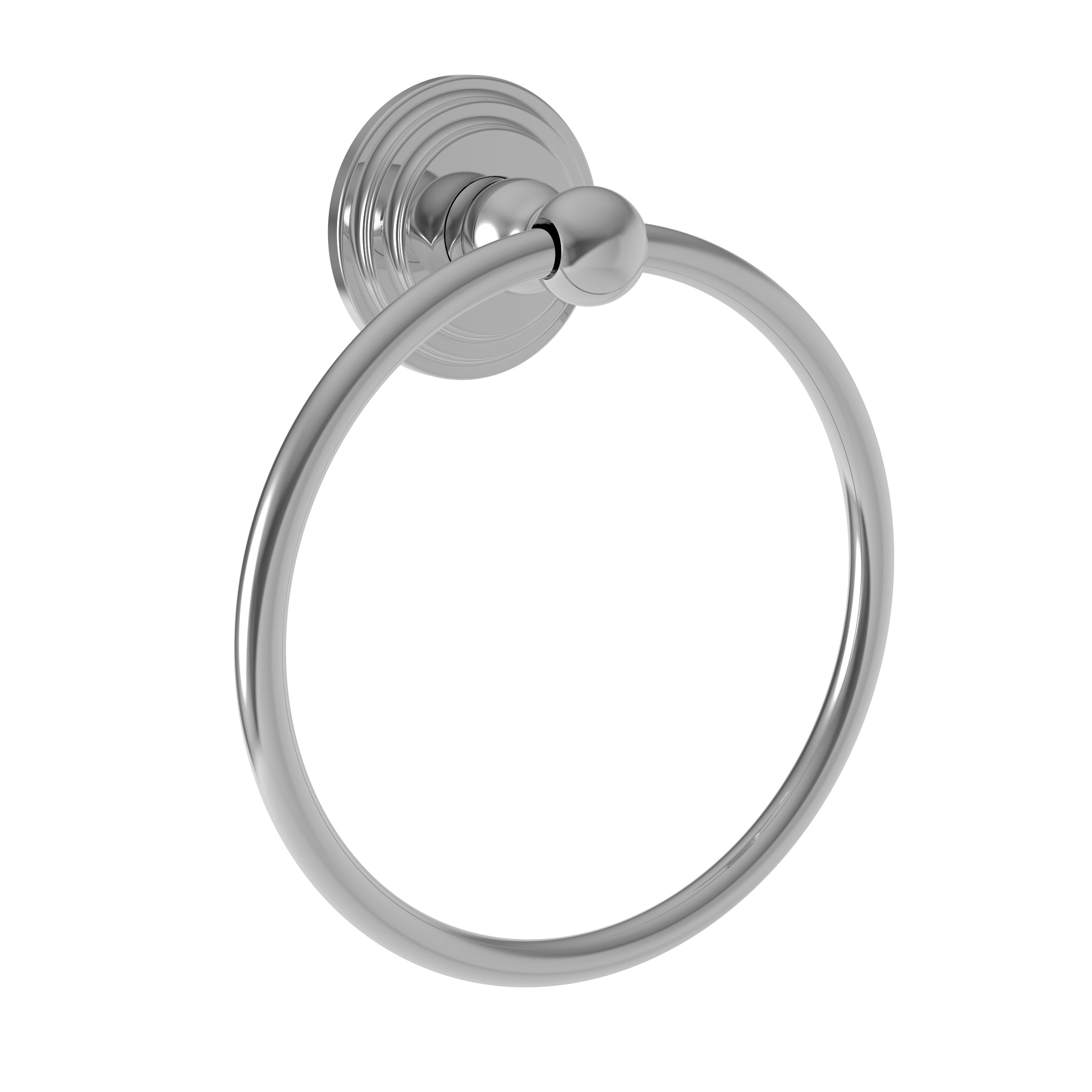 polished chrome towel ring