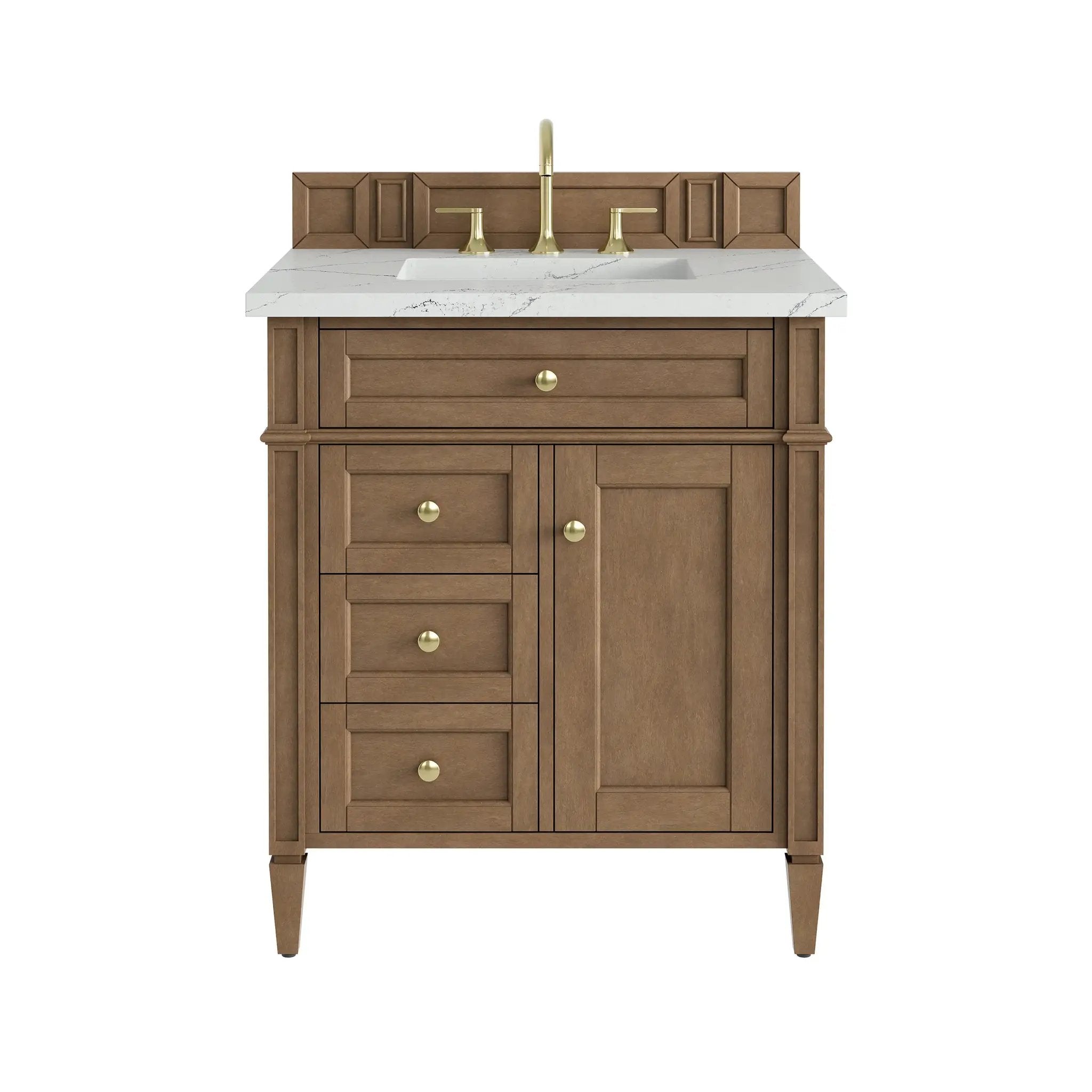 James Martin Brittany 30" Single Vanity Set - Pecan by James Martin Vanities