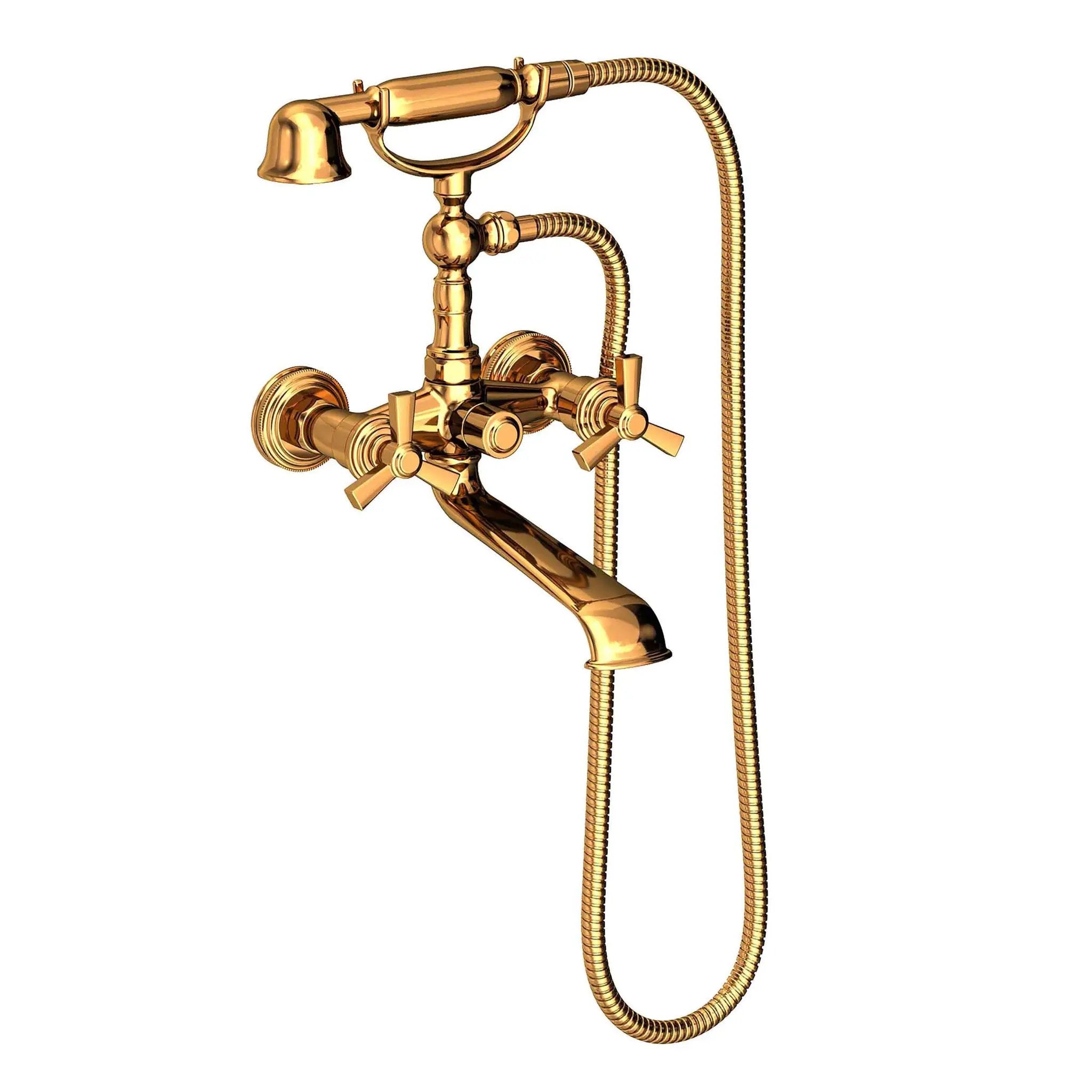 Newport Brass Miro Exposed Tub & Hand Shower Set - Wall Mount by Newport Brass