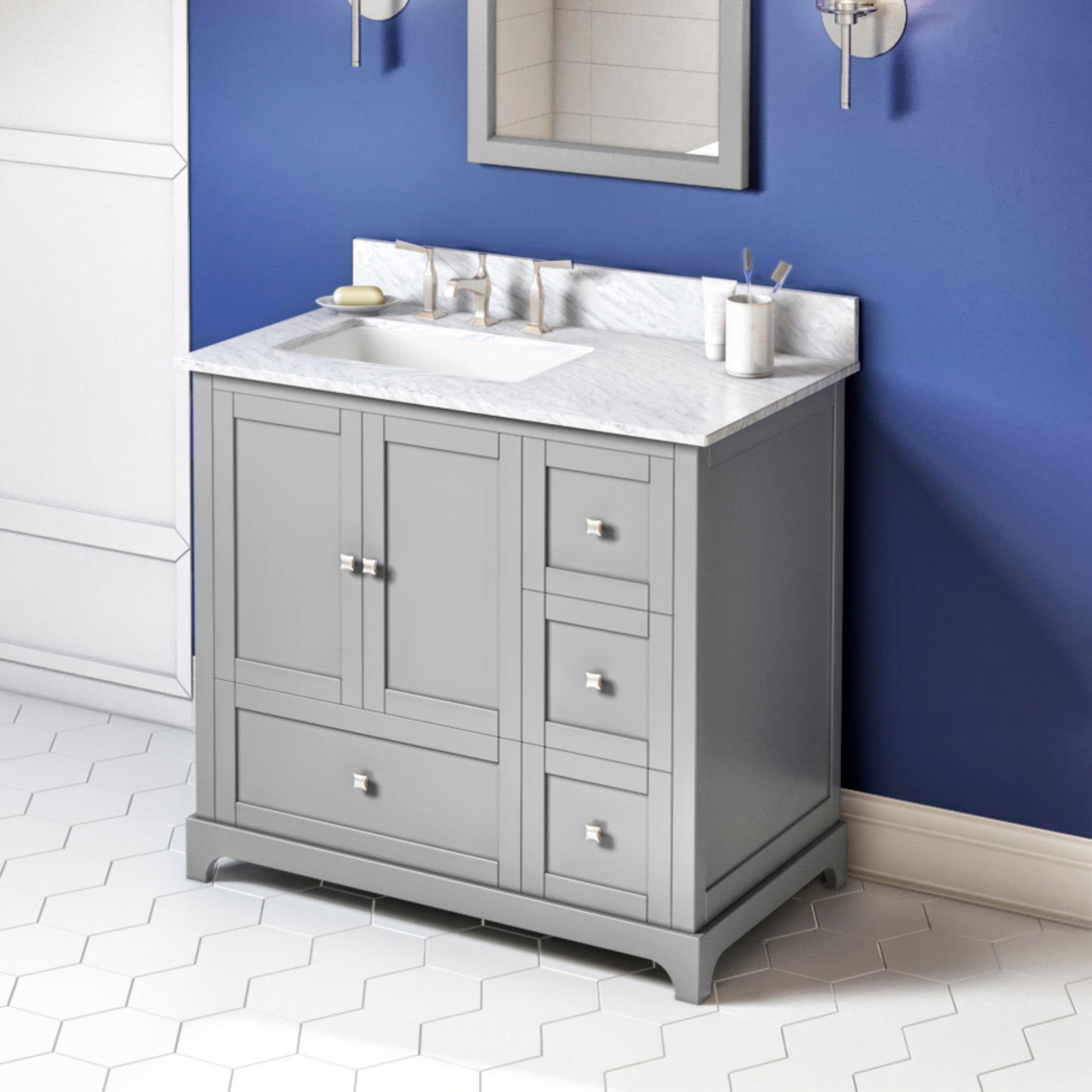 Jeffrey Alexander 36" Addington Vanity Set