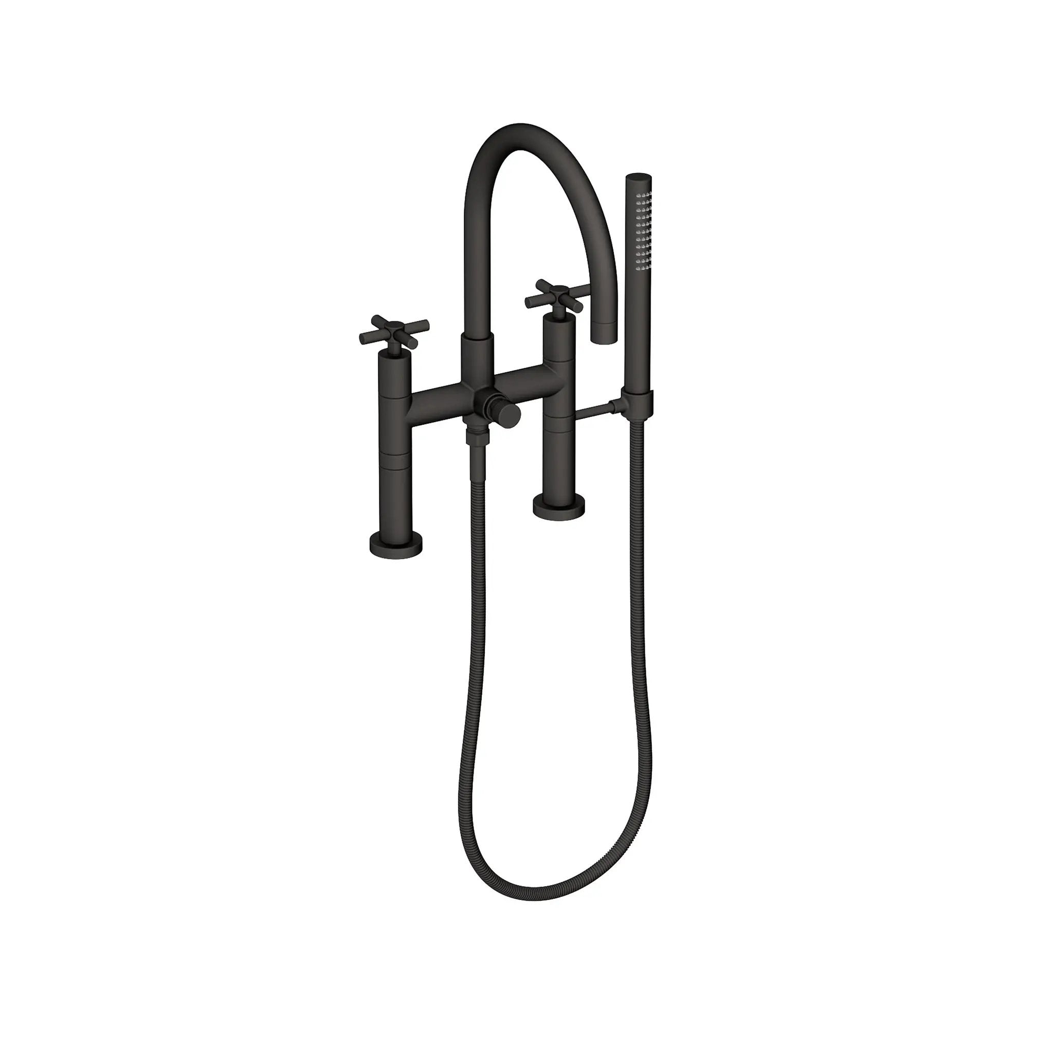 Newport Brass East Linear Exposed Tub & Hand Shower Set - Deck Mount by Newport Brass