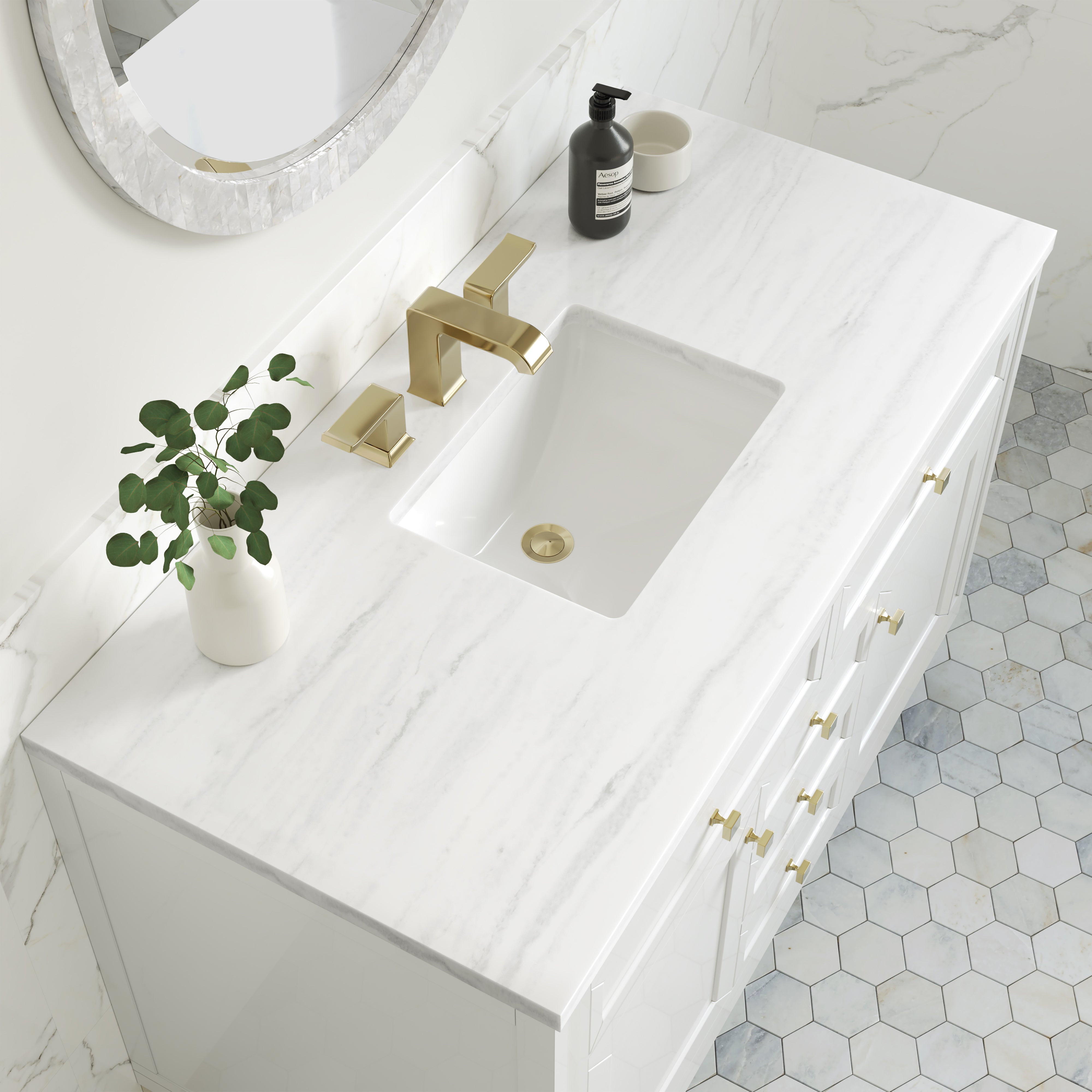 arctic fall top vanity
