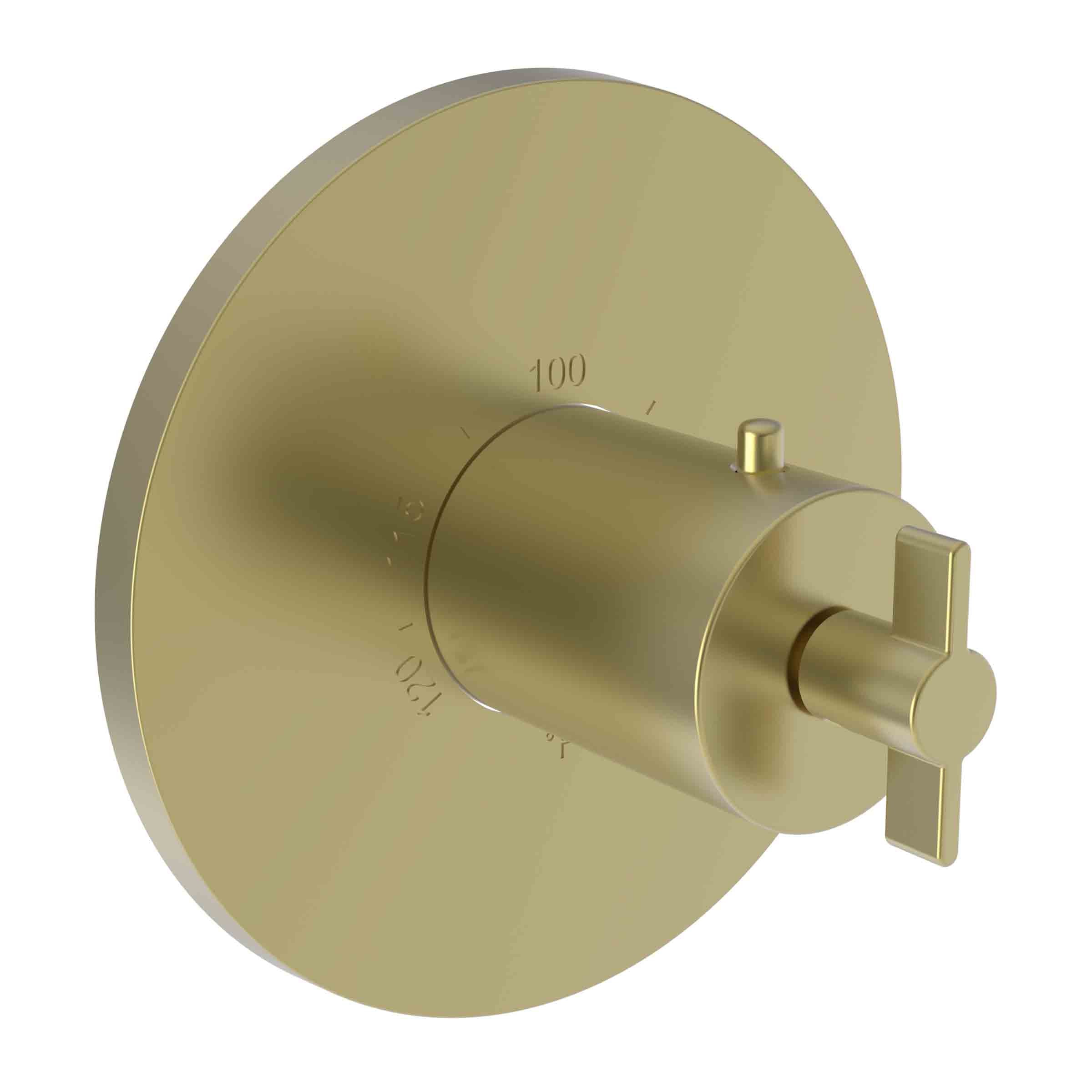 Newport Brass Tolmin 3/4" Round Thermostatic Trim Plate with Handle