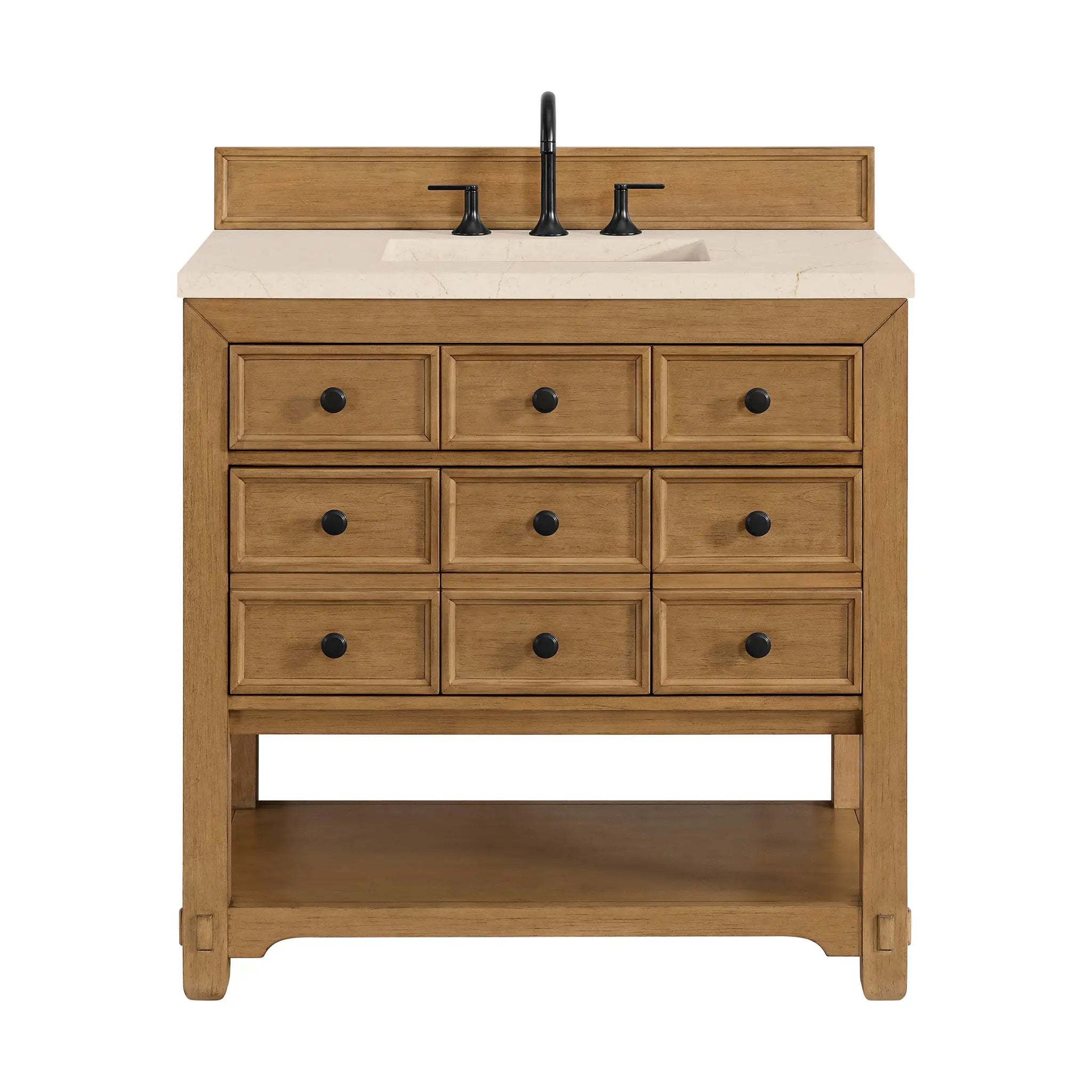 James Martin Malibu 36" Single Vanity Set - Amber Birch by James Martin Vanities