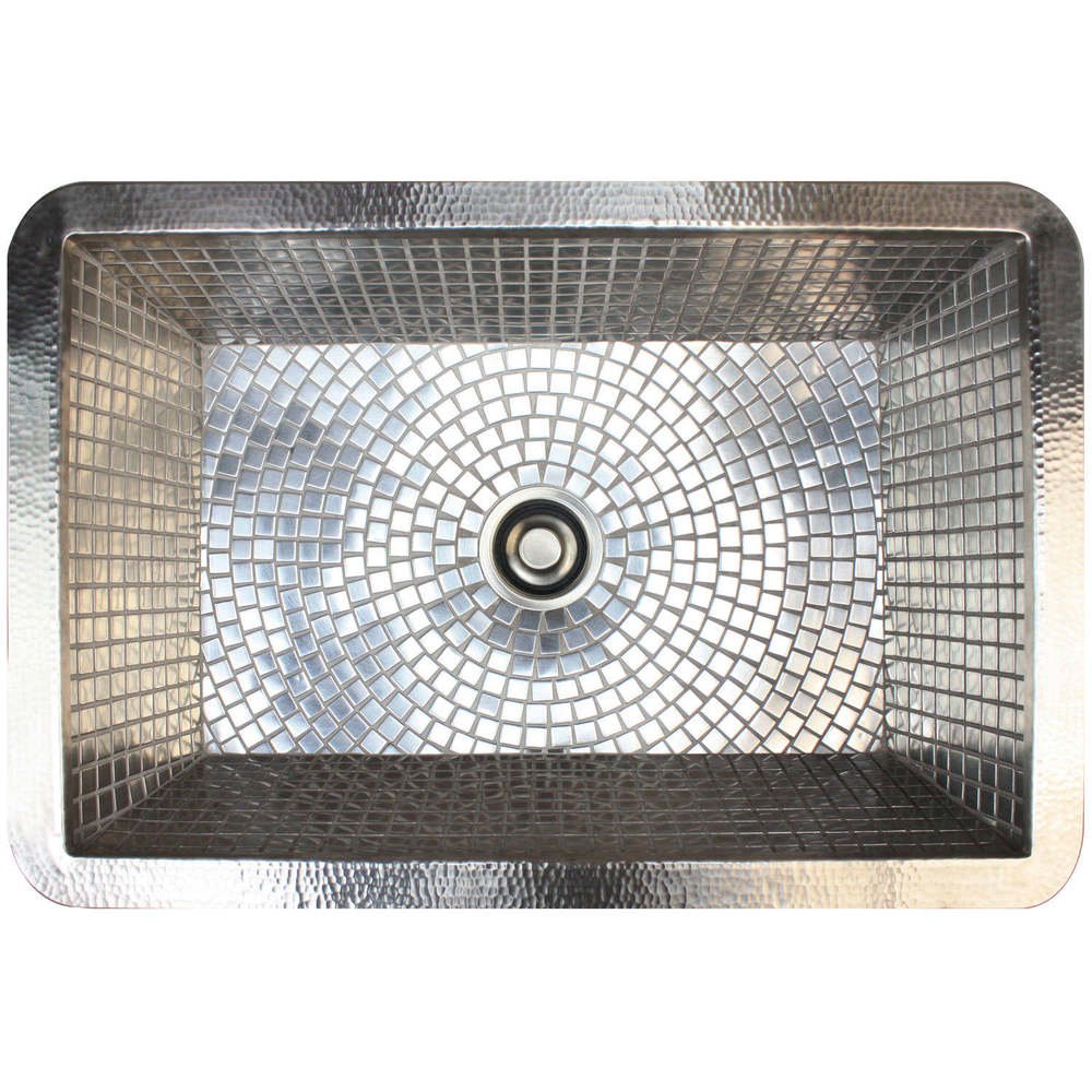 Linkasink Mosaic Rectangle Undermount or Drop-In Kitchen Sink 30" by Linkasink