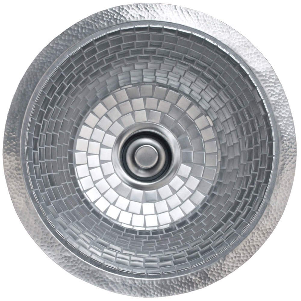 Linkasink Mosaic Round Undermount or Drop-In Kitchen Sink 30" by Linkasink