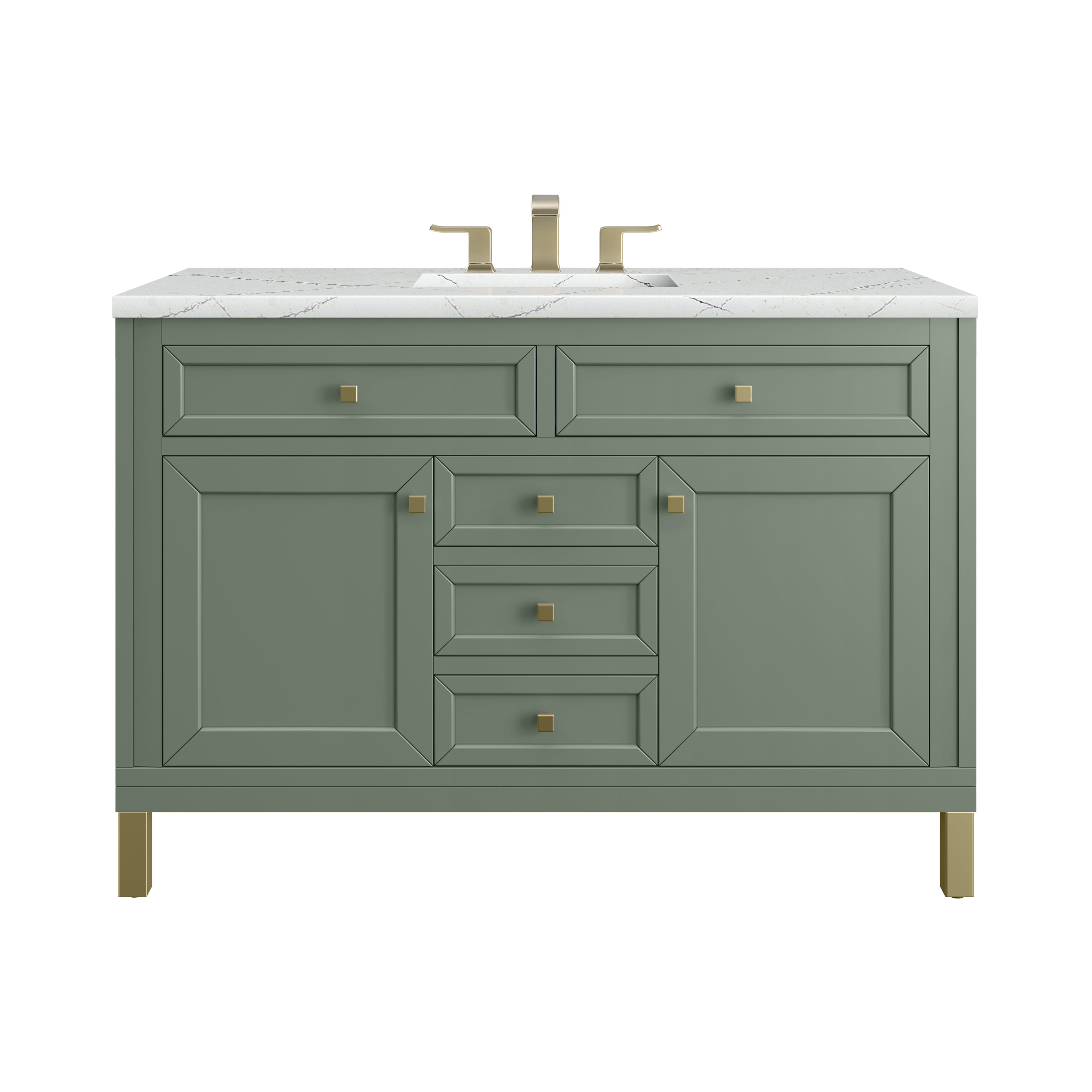 James Martin Vanities Chicago 48" Single Vanity - Smokey Celadon