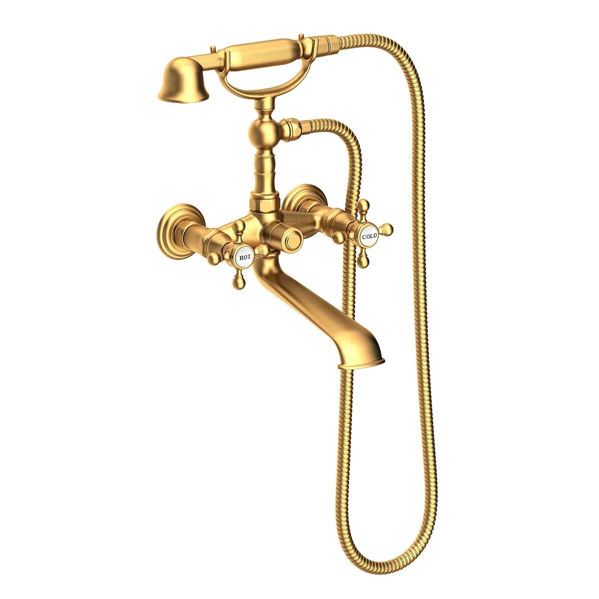 Newport Brass Astor Exposed Tub & Hand Shower Set - Wall Mount by Newport Brass