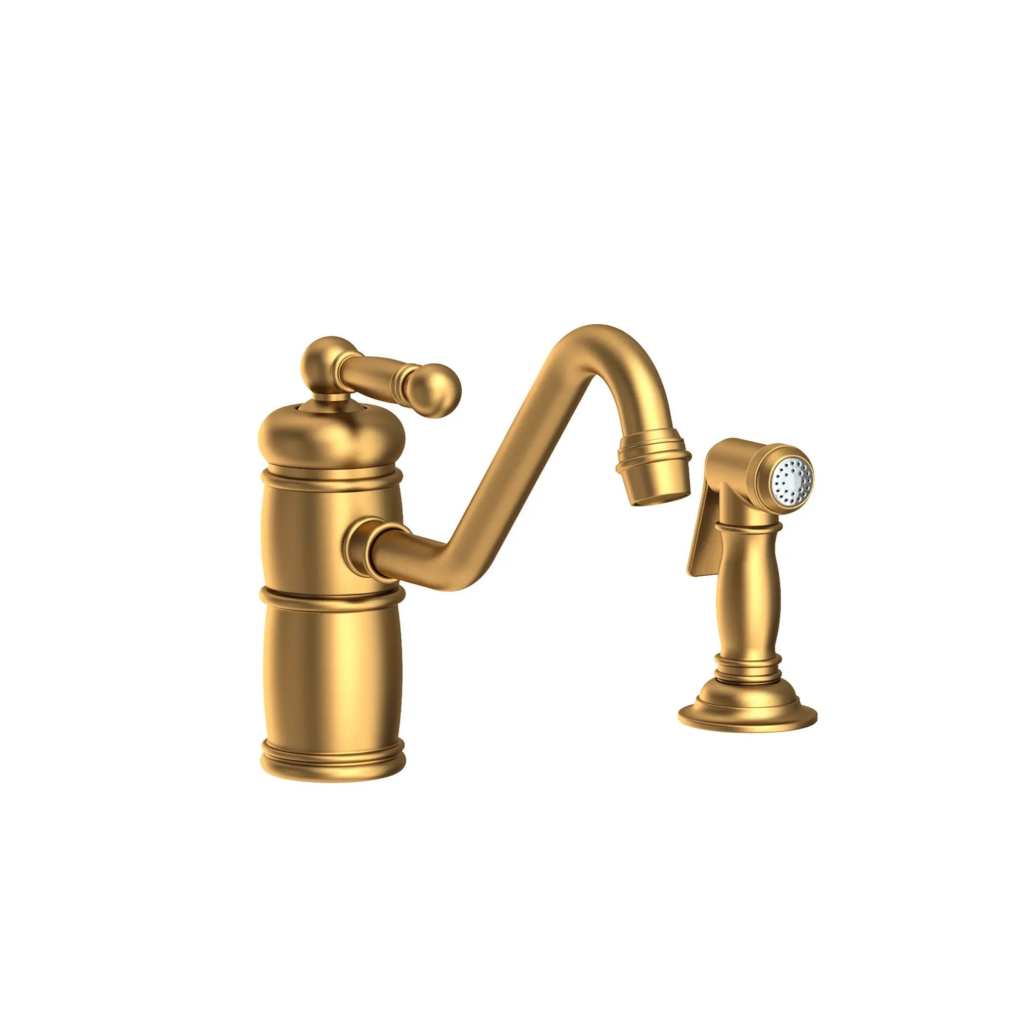 Newport Brass Nadya Single Handle Kitchen Faucet with Side Spray by Newport Brass