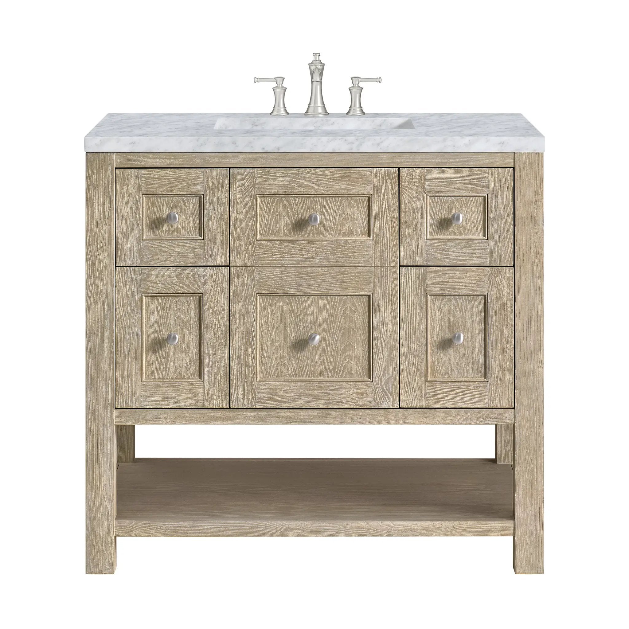 James Martin Breckenridge 36" Single Vanity Set - Whitewashed Oak by James Martin Vanities