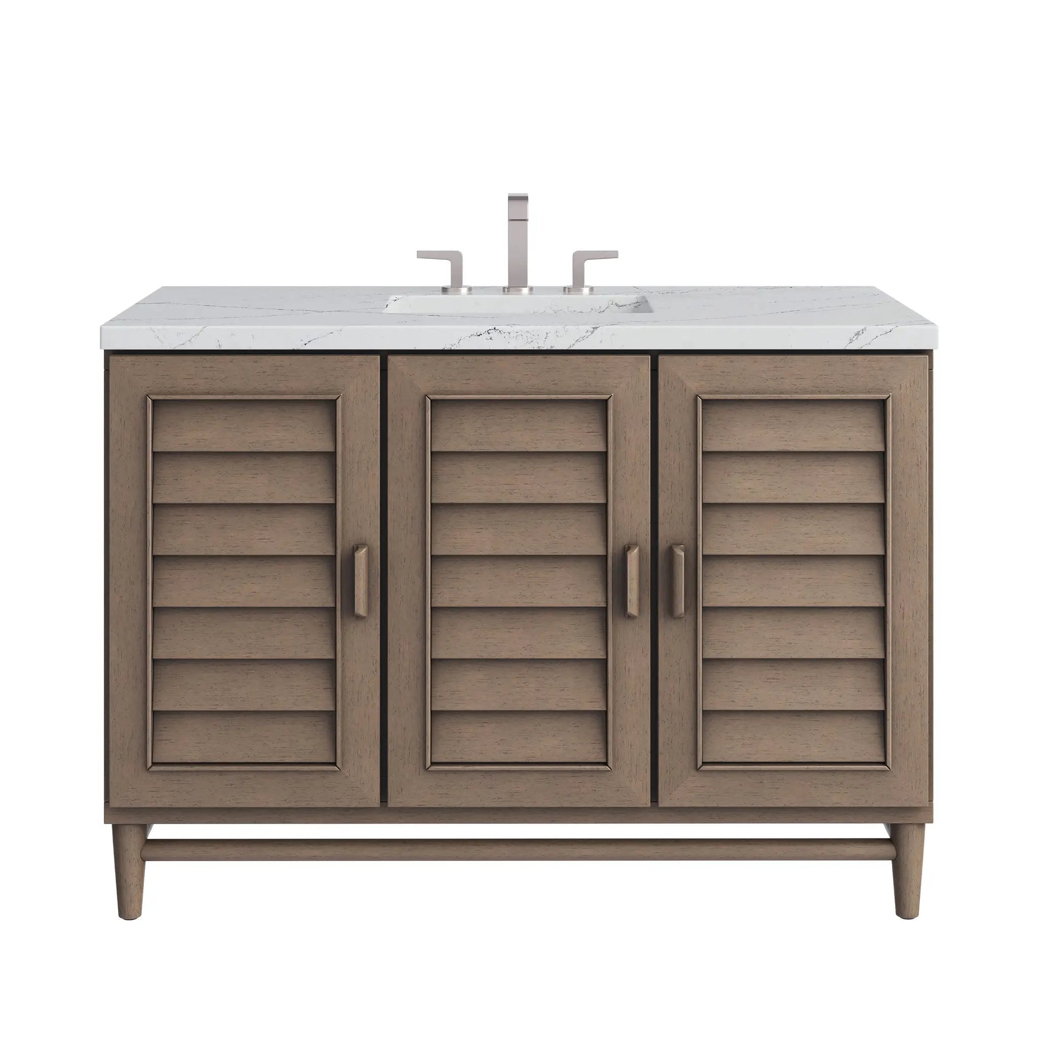 James Martin Portland 48" Single Vanity Set - Whitewashed Walnut by James Martin Vanities