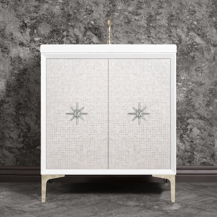 Linkasink Mother of Pearl with Star Hardware Vanity