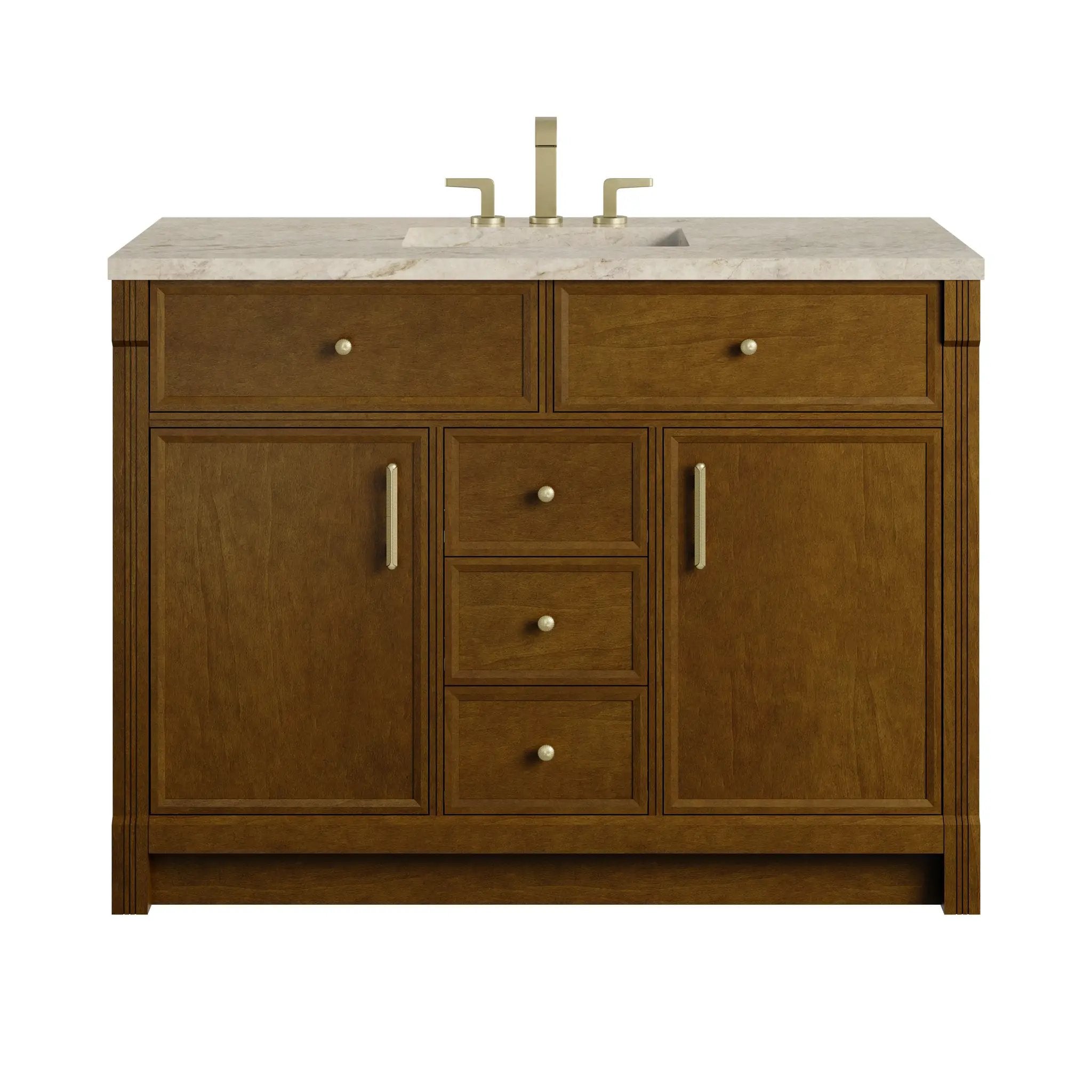 James Martin Bellshire 48" Single Vanity Set - Honey Oak by James Martin Vanities