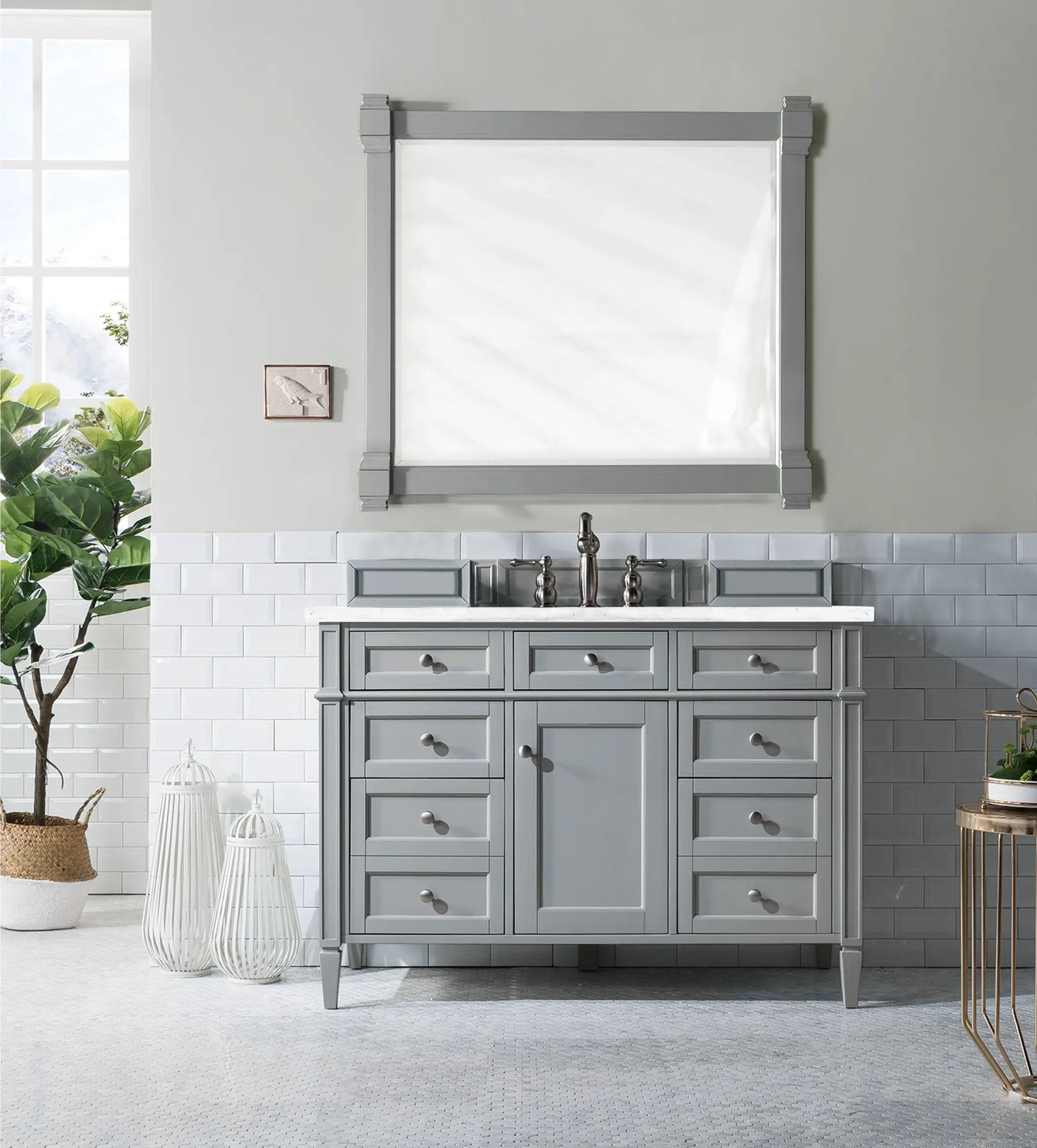 urban gray vanity