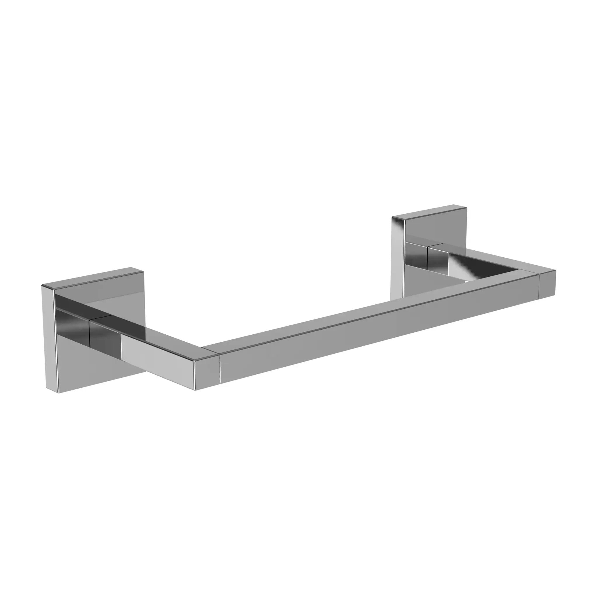 polished chrome towel bar