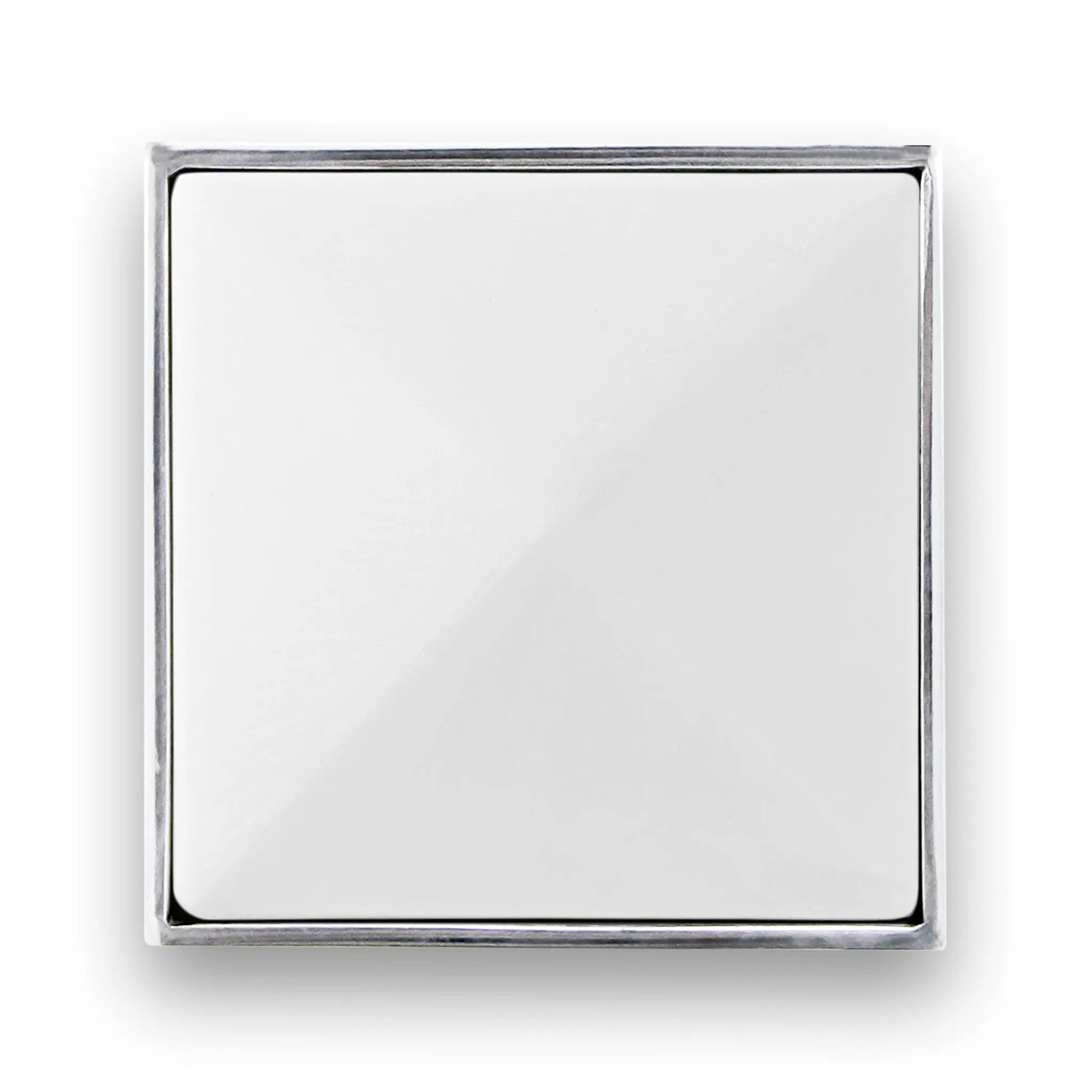 Linkasink 3" Artisan Glass Prism Hardware with White Glass by Linkasink