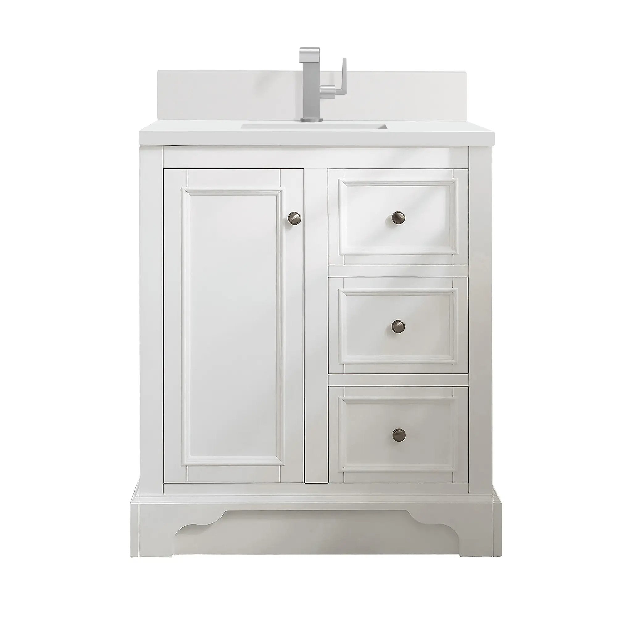 James Martin De Soto 30" Single Vanity Set - Bright White by James Martin Vanities