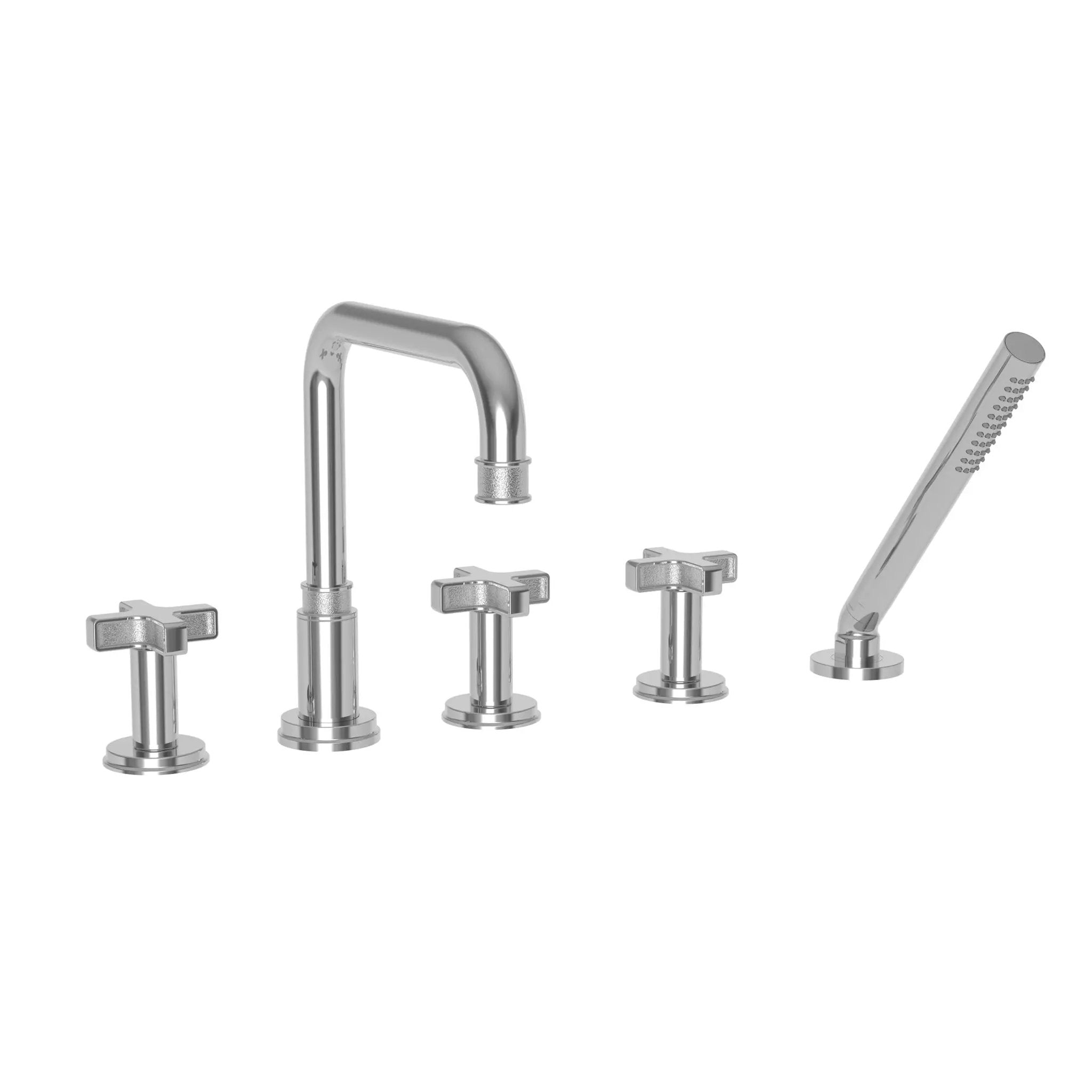 polished chrome tub faucet