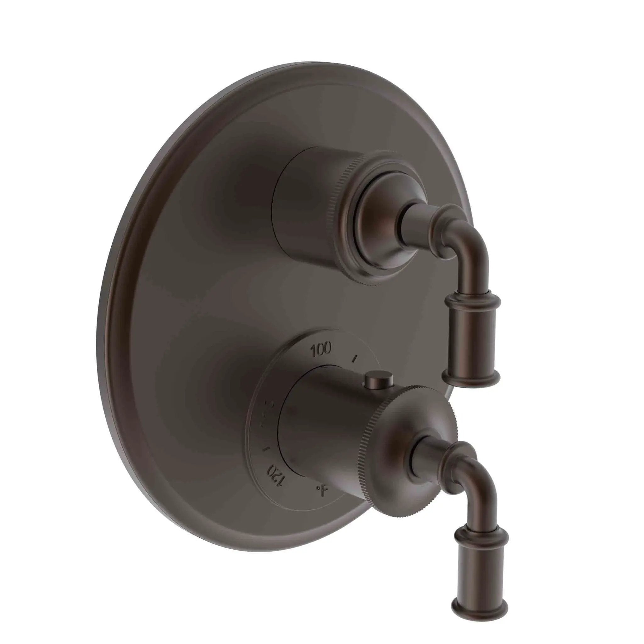 Newport Brass Taft 1/2" Round Thermostatic Trim Plate with Handle by Newport Brass
