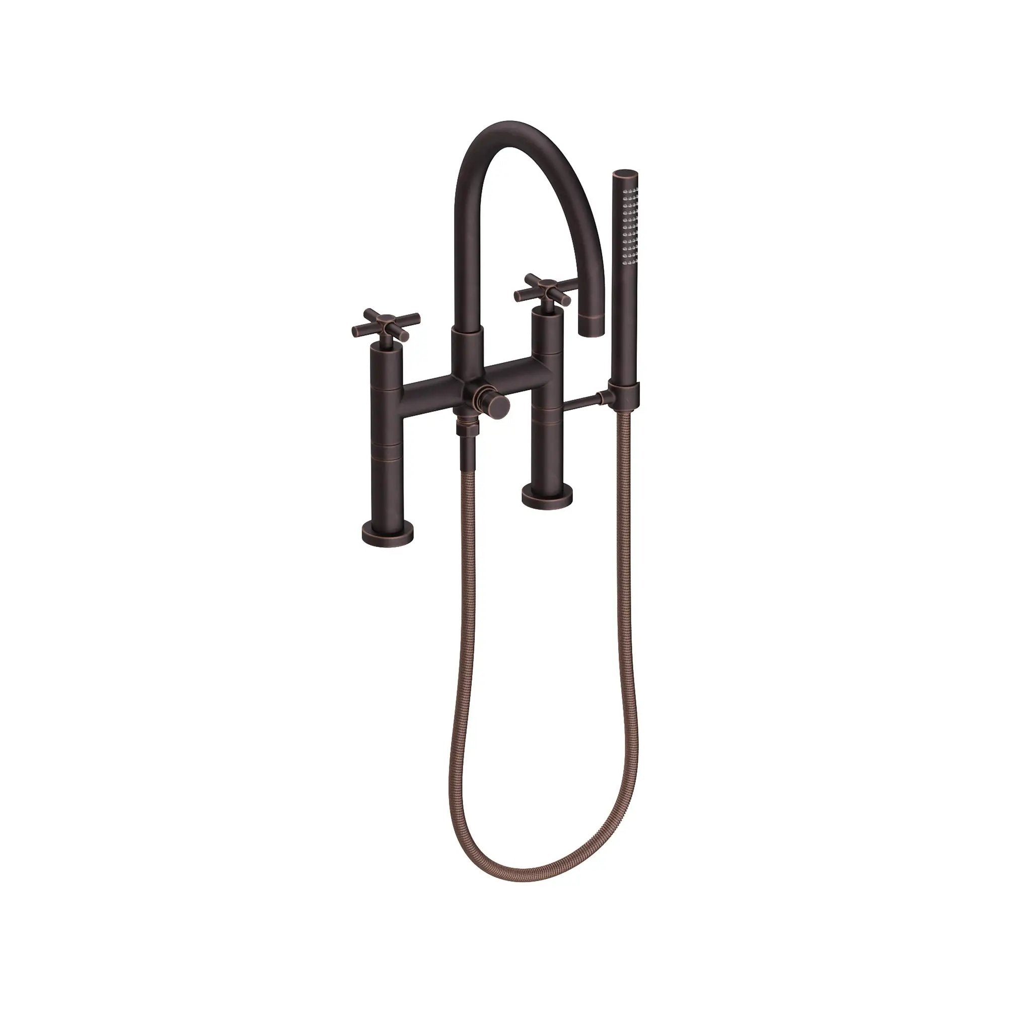 Newport Brass East Linear Exposed Tub & Hand Shower Set - Deck Mount by Newport Brass