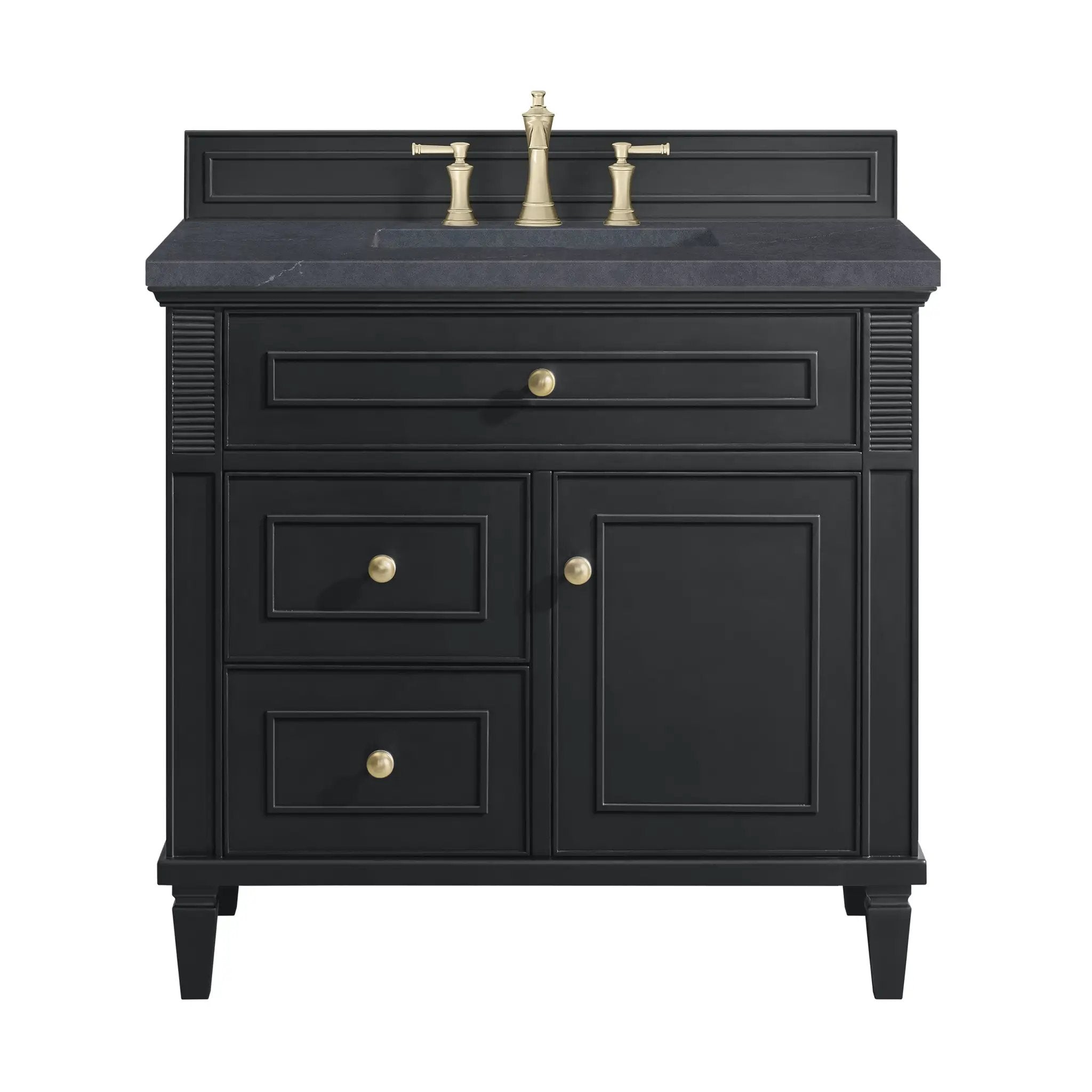 James Martin Lorelai 36" Single Vanity Set - Black Onyx by James Martin Vanities