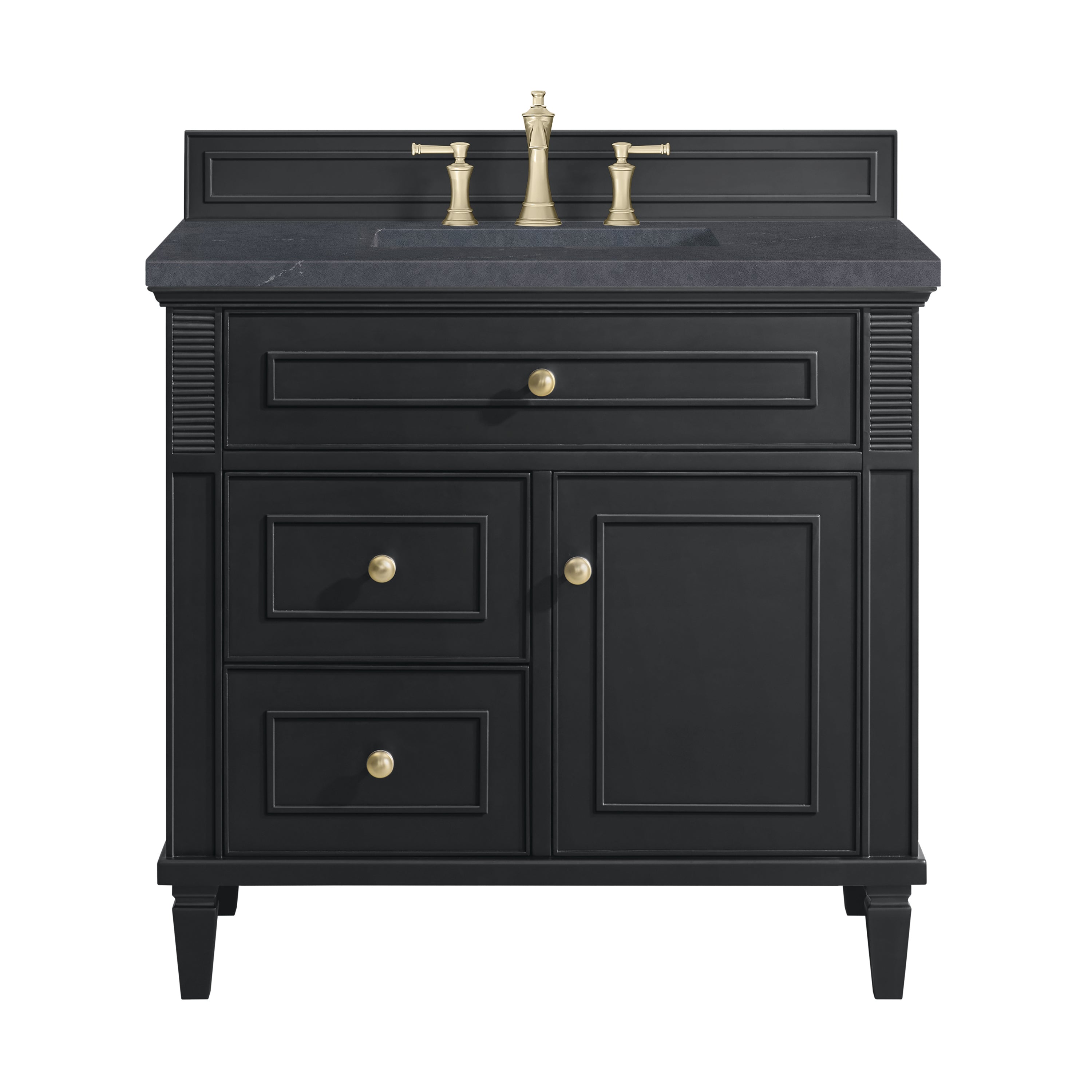 James Martin Vanities Lorelai 36" Single Vanity - Black Onyx