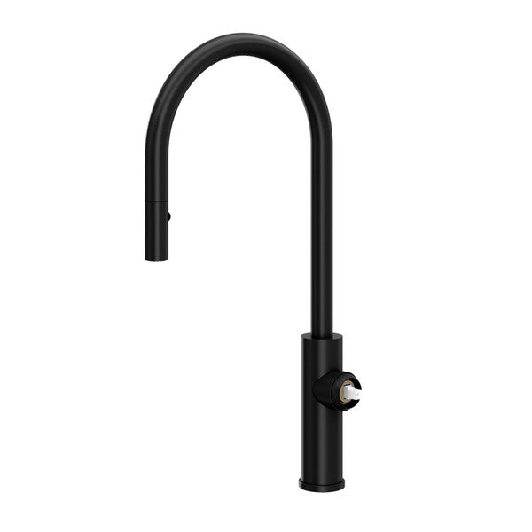 Rohl Eclissi Pull-Down Kitchen Faucet with C-Spout - Less Handle