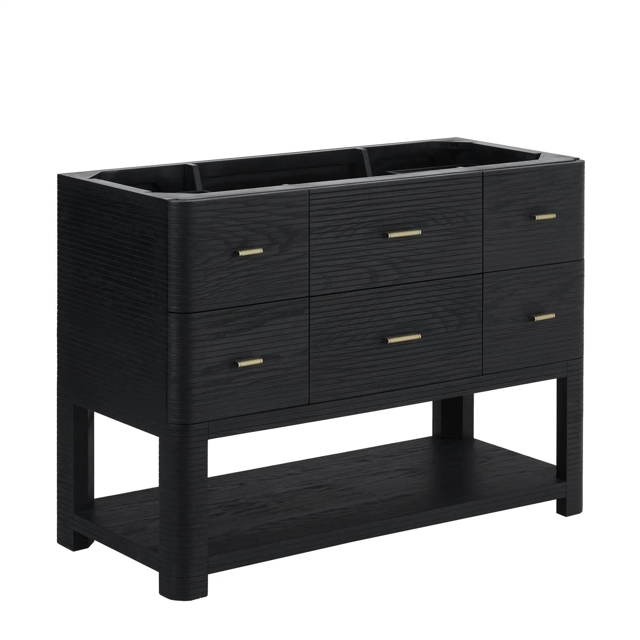 James Martin Lucian 48" Single Vanity Set - Carbon Oak by James Martin Vanities