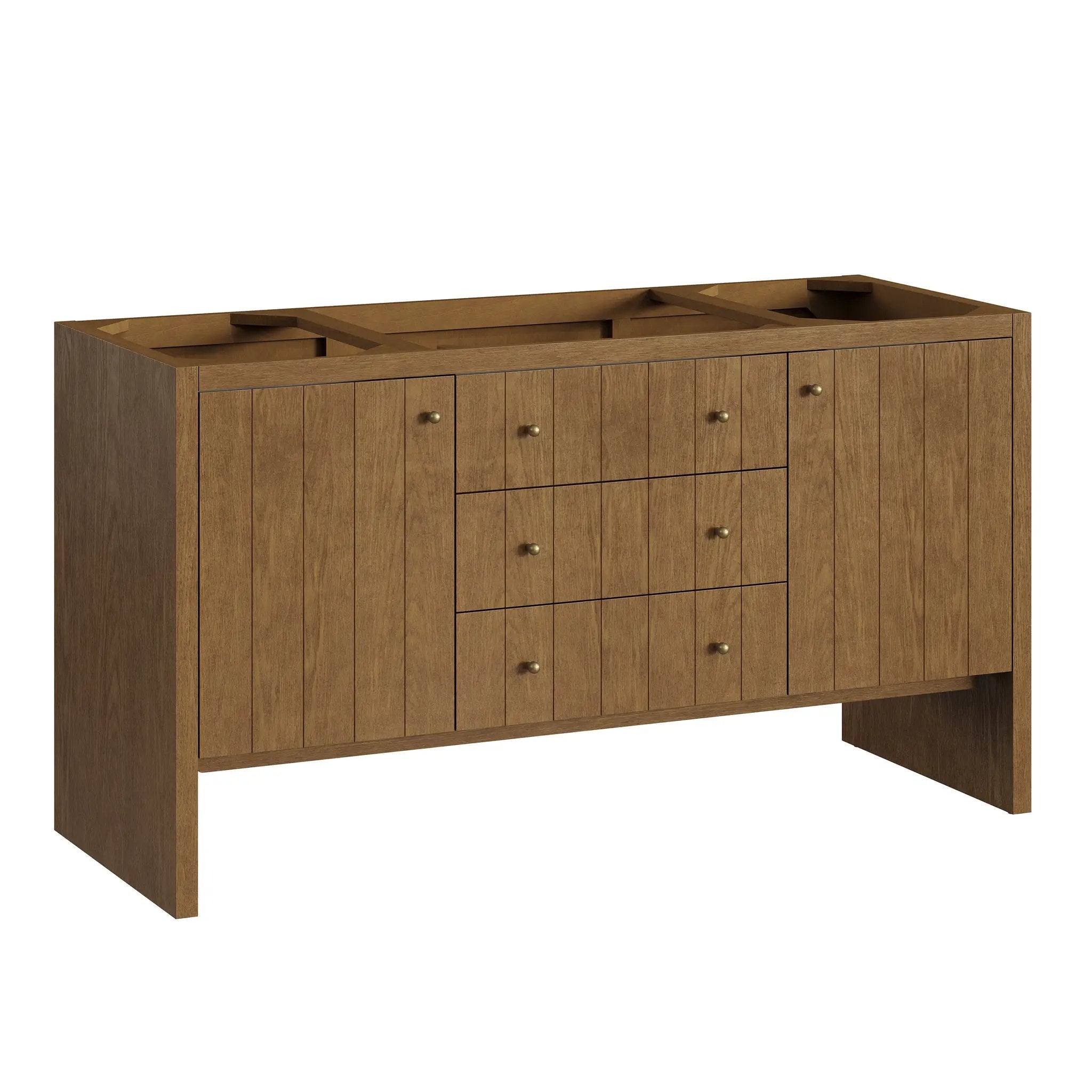 honey oak vanity