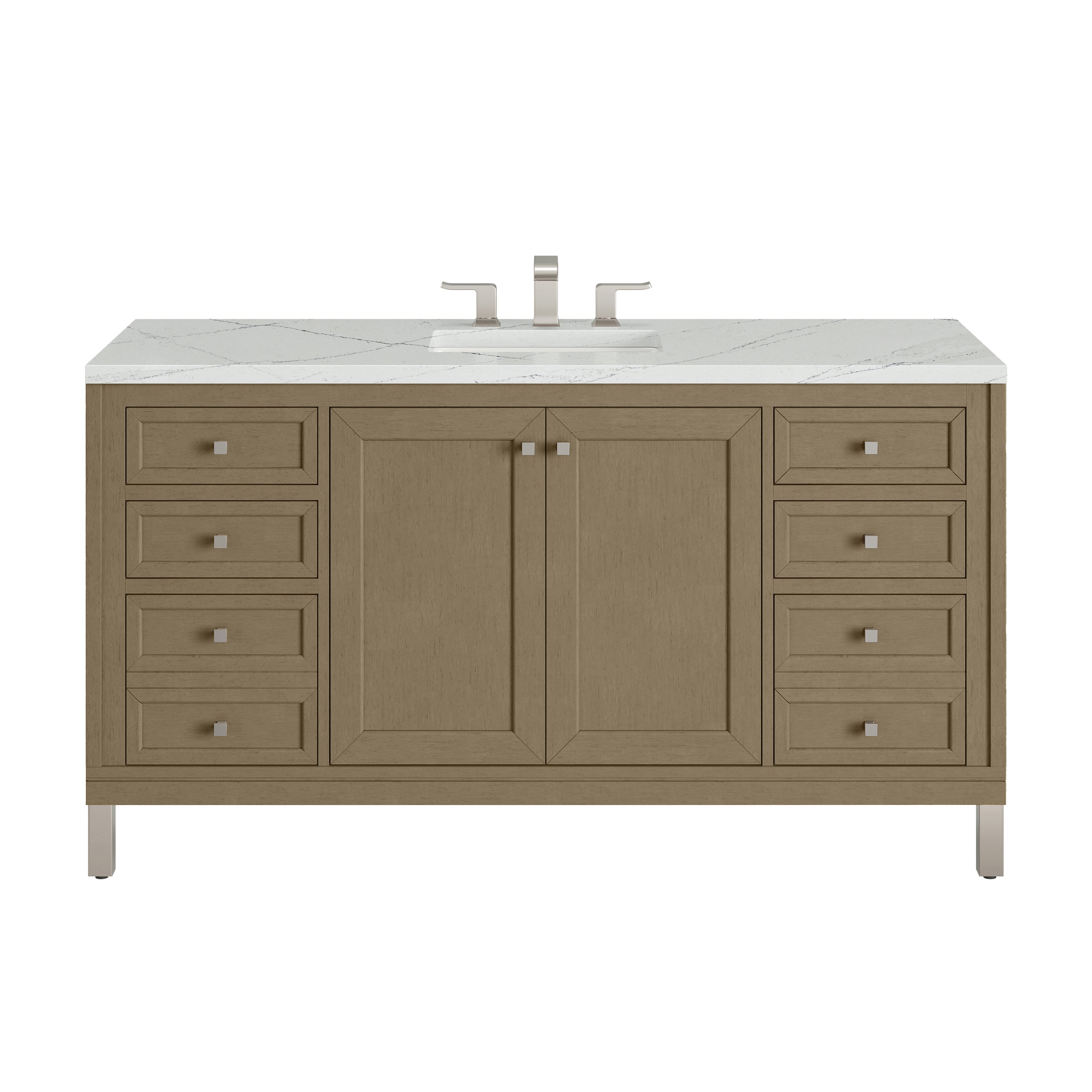 James Martin Vanities Chicago 60" Single Vanity - Walnut Whisper
