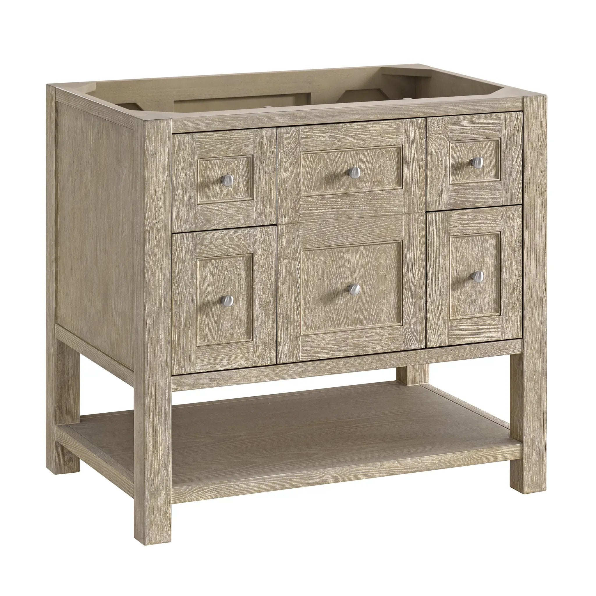 whitewashed oak vanity