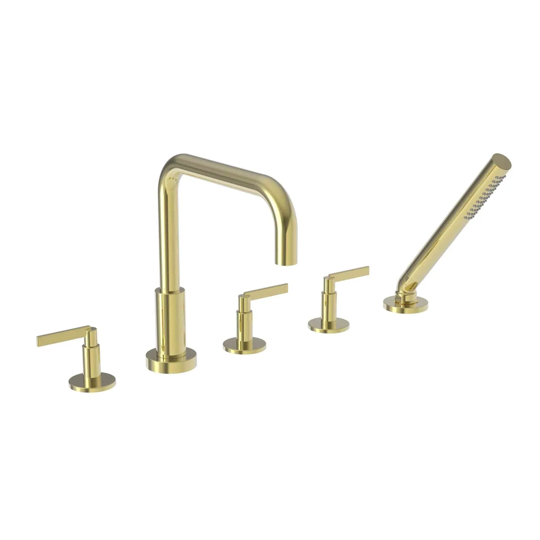Newport Brass Tolmin Roman Tub Faucet with Hand Shower by Newport Brass