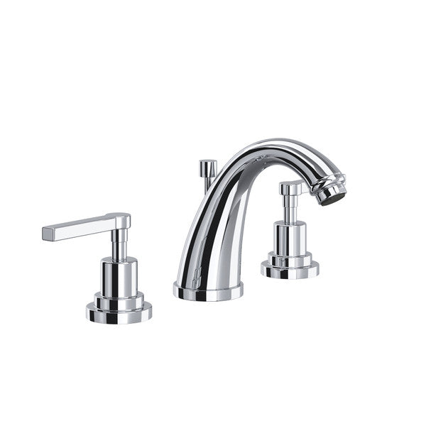polished chrome bathroom faucet