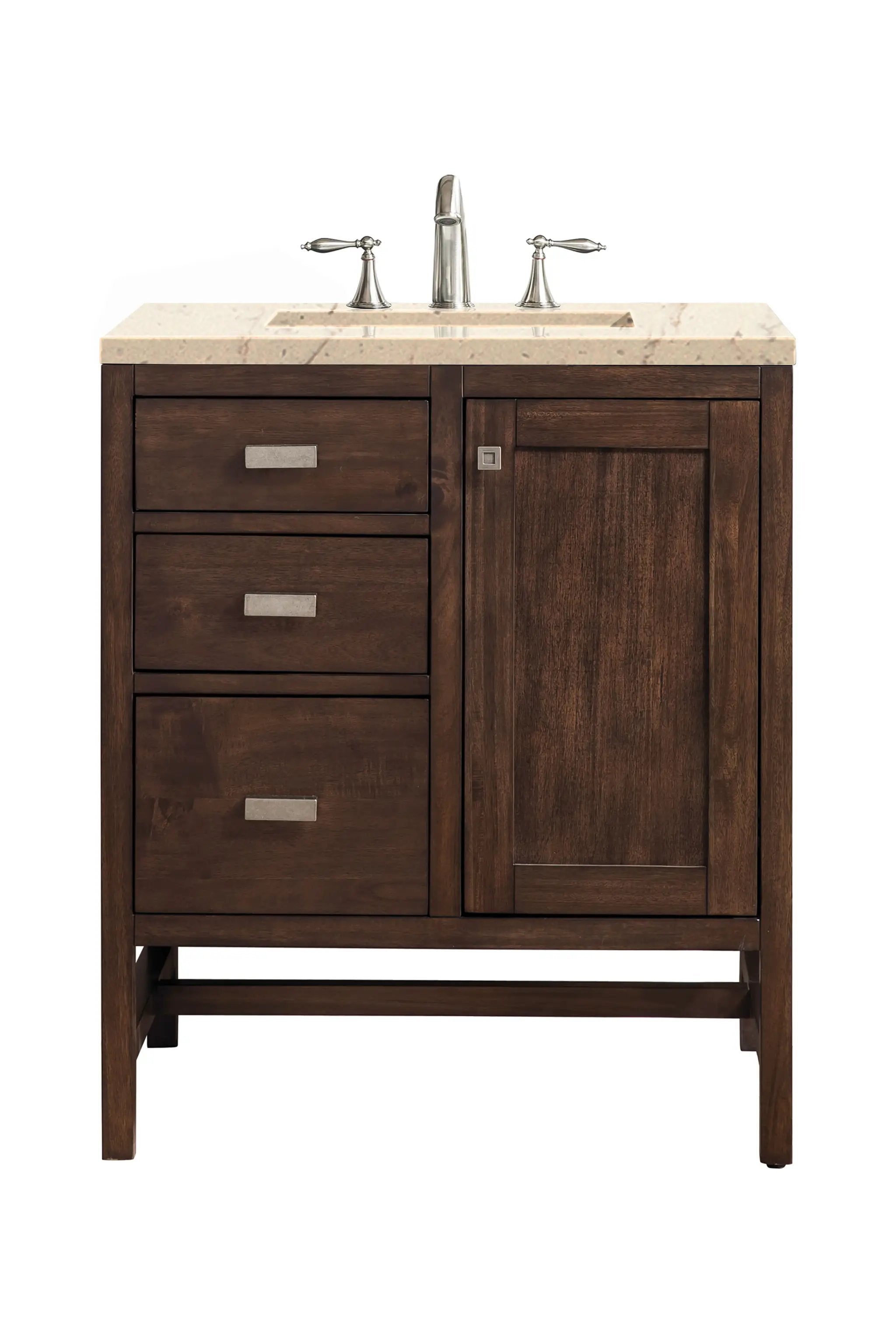 James Martin Addison 30" Single Vanity Set - Mid-Century Acacia by James Martin Vanities