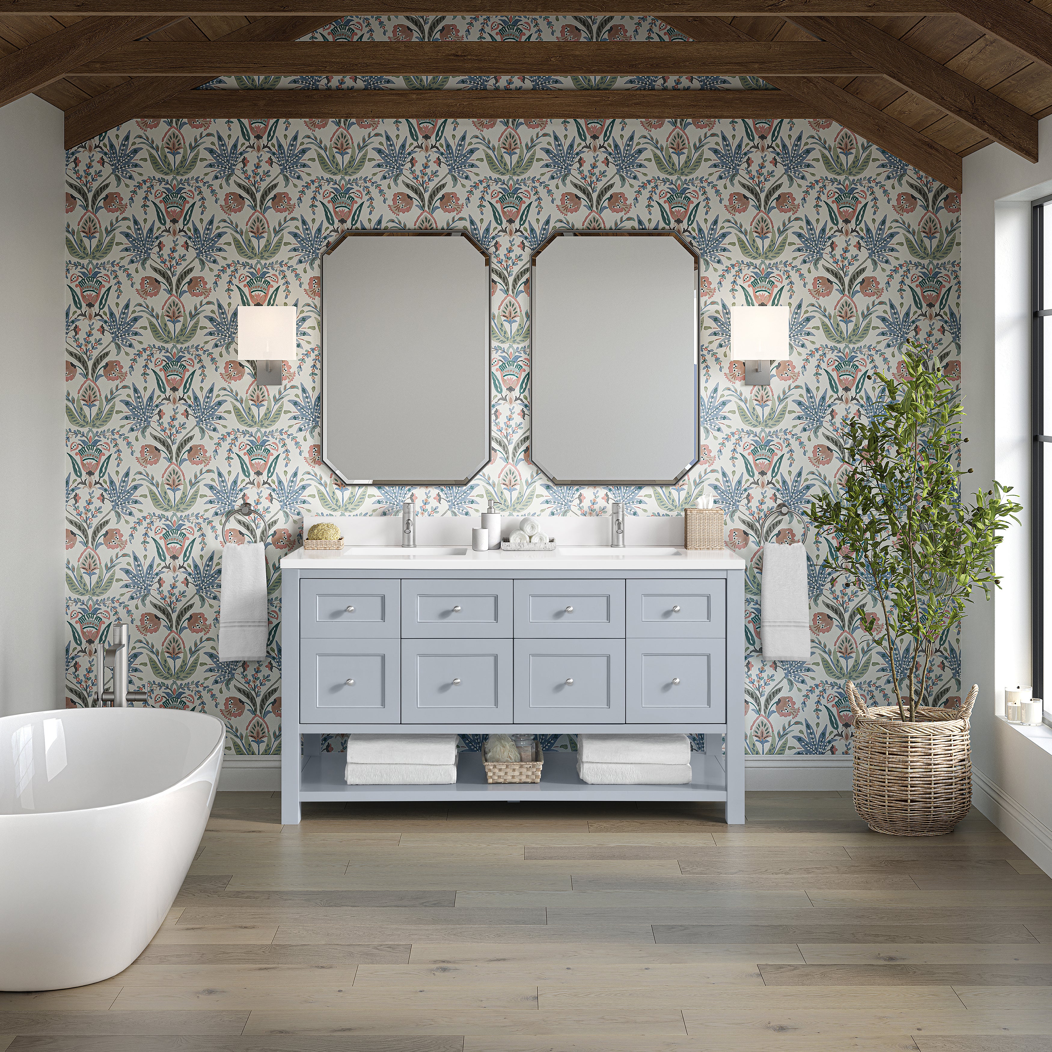 serenity blue vanity