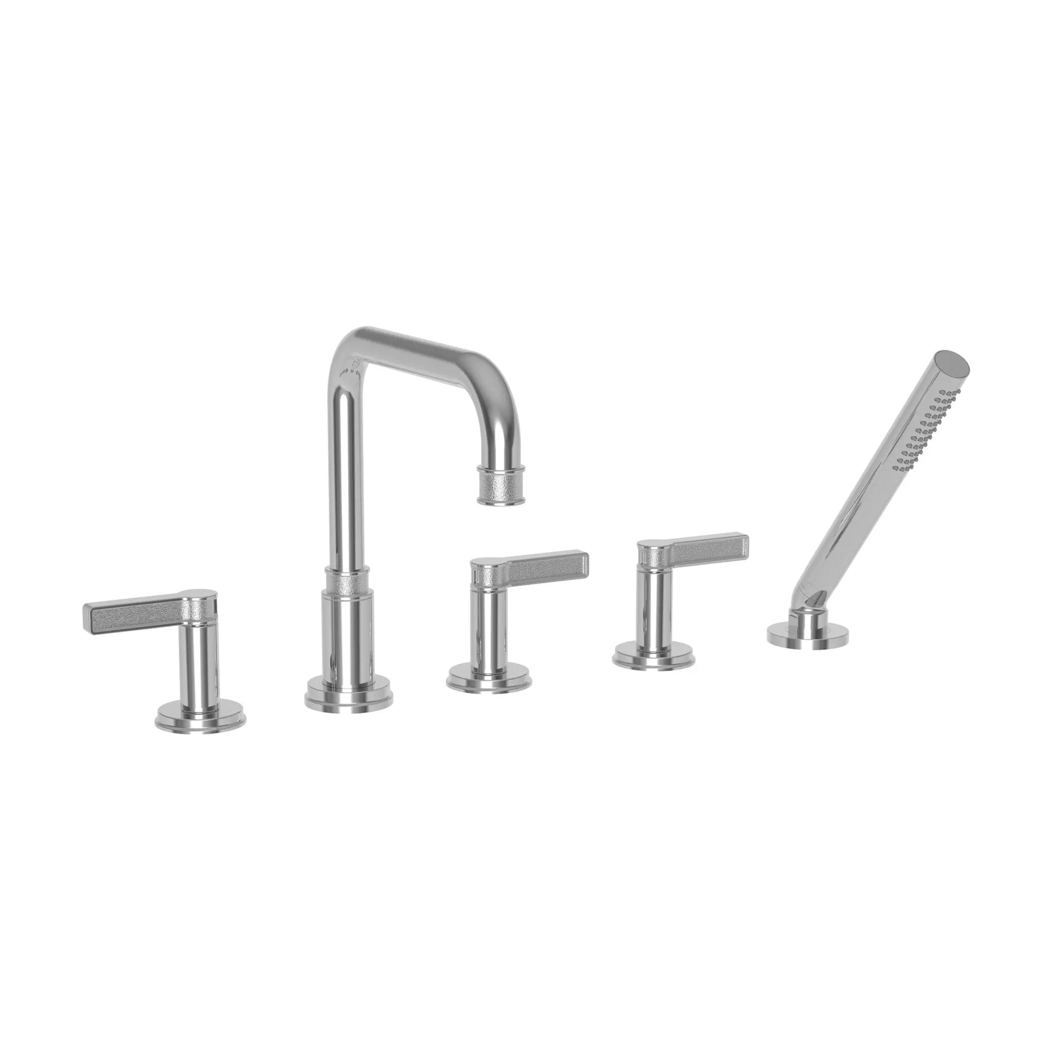 polished chrome hand shower