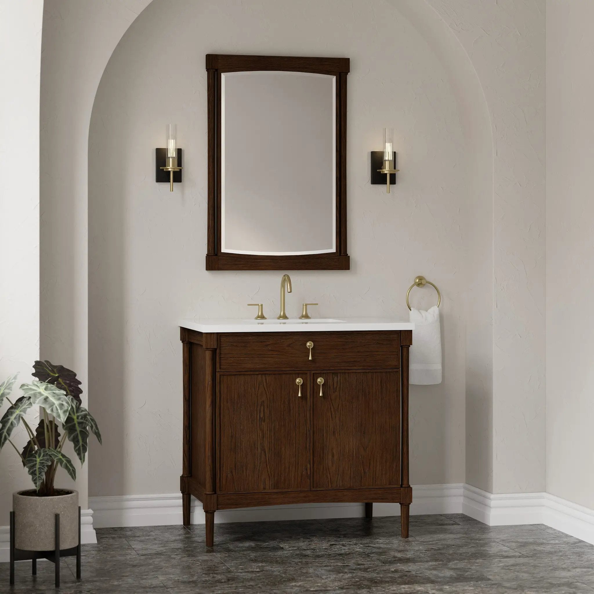 sable oak mirror