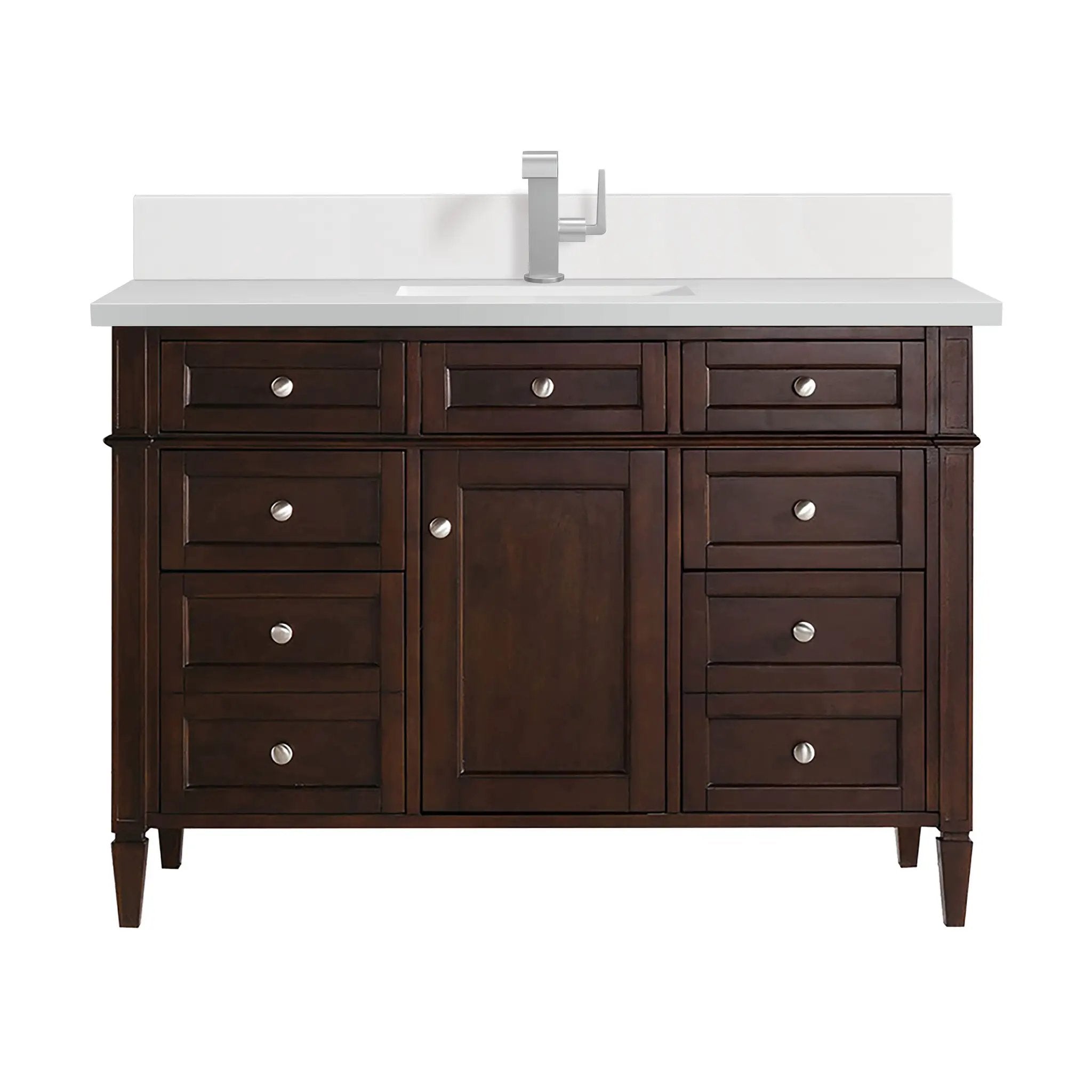 James Martin Brittany 48" Single Vanity Set - Burnished Mahogany by James Martin Vanities