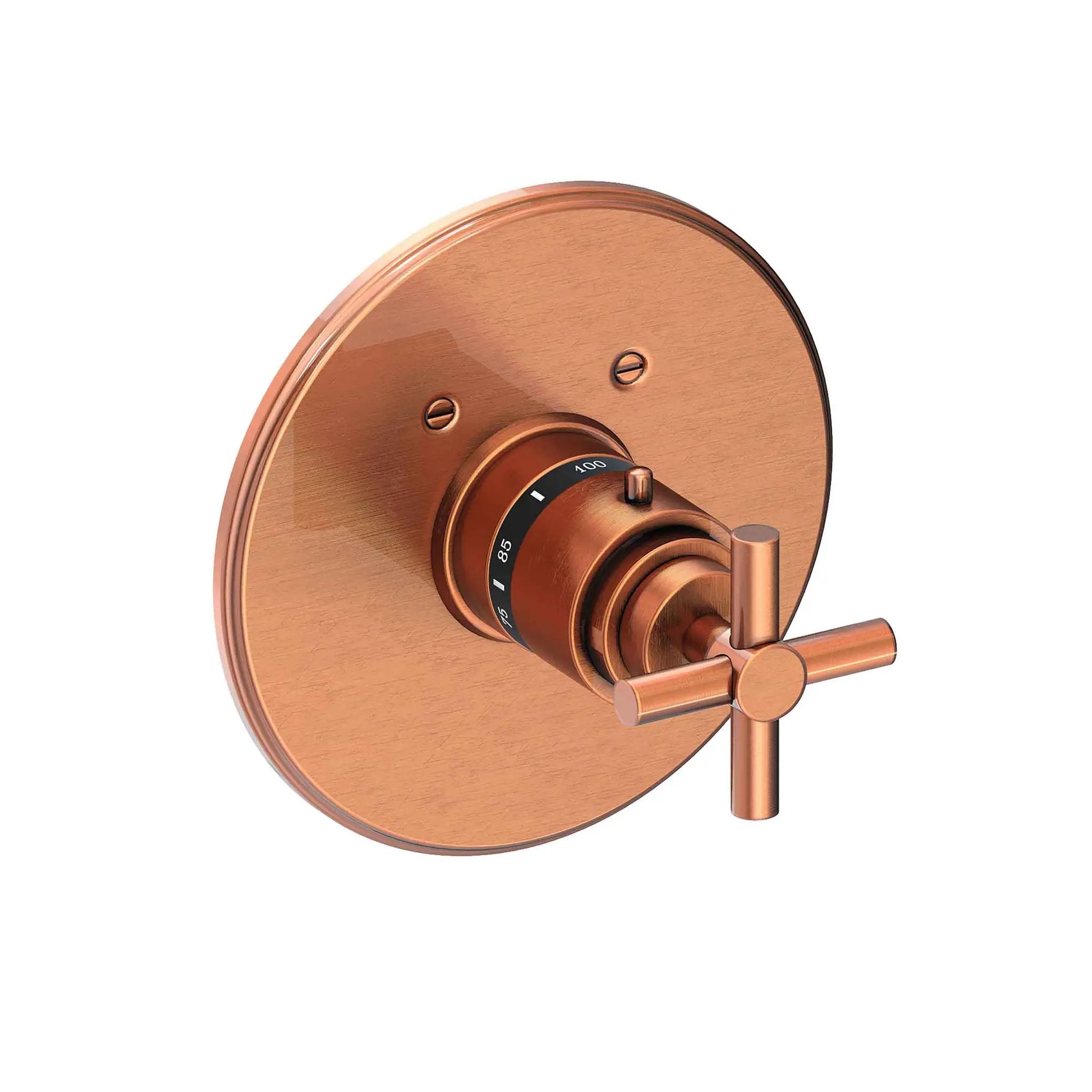 Newport Brass East Linear 3/4" Round Thermostatic Trim Plate with Handle by Newport Brass