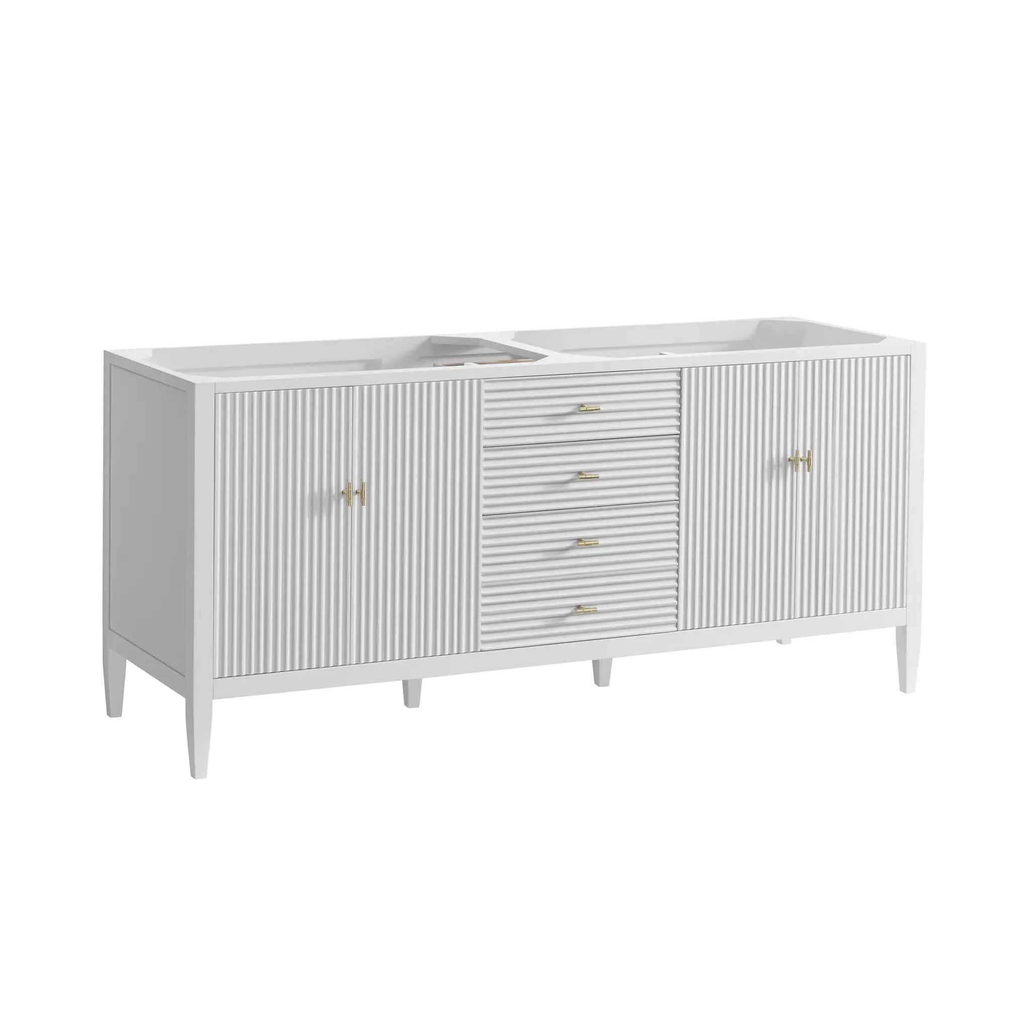 bright white vanity